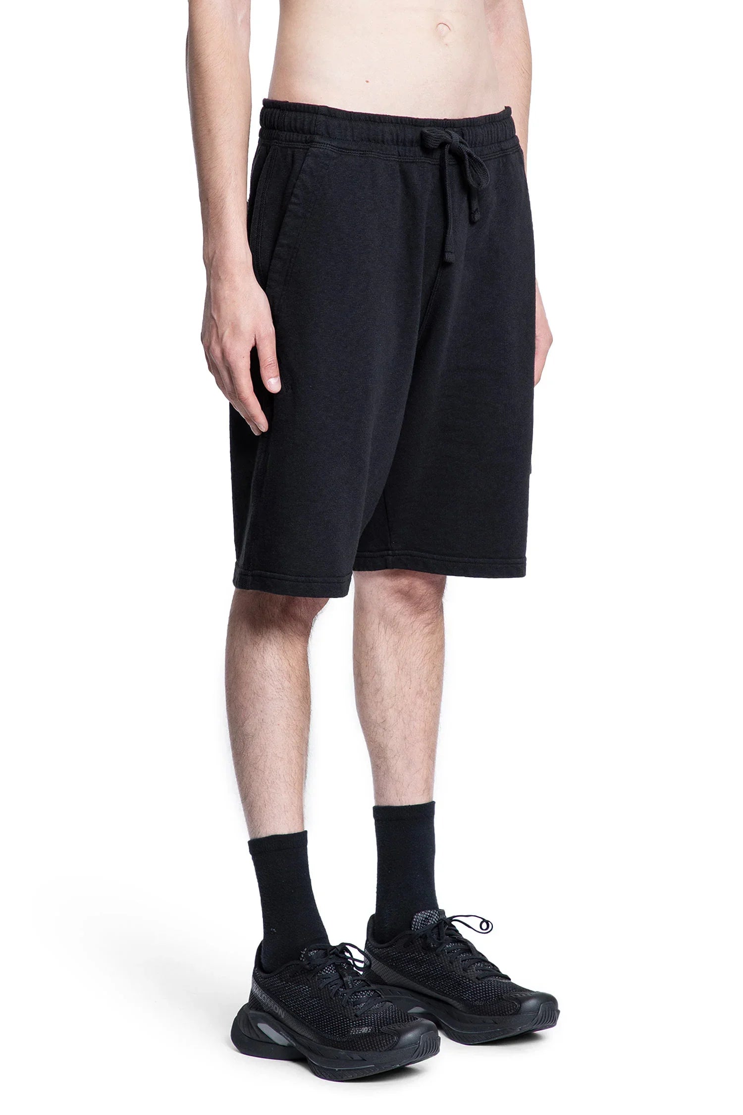 6200009 ''Old'' fleece Effect Shorts - Antonioli.eu
