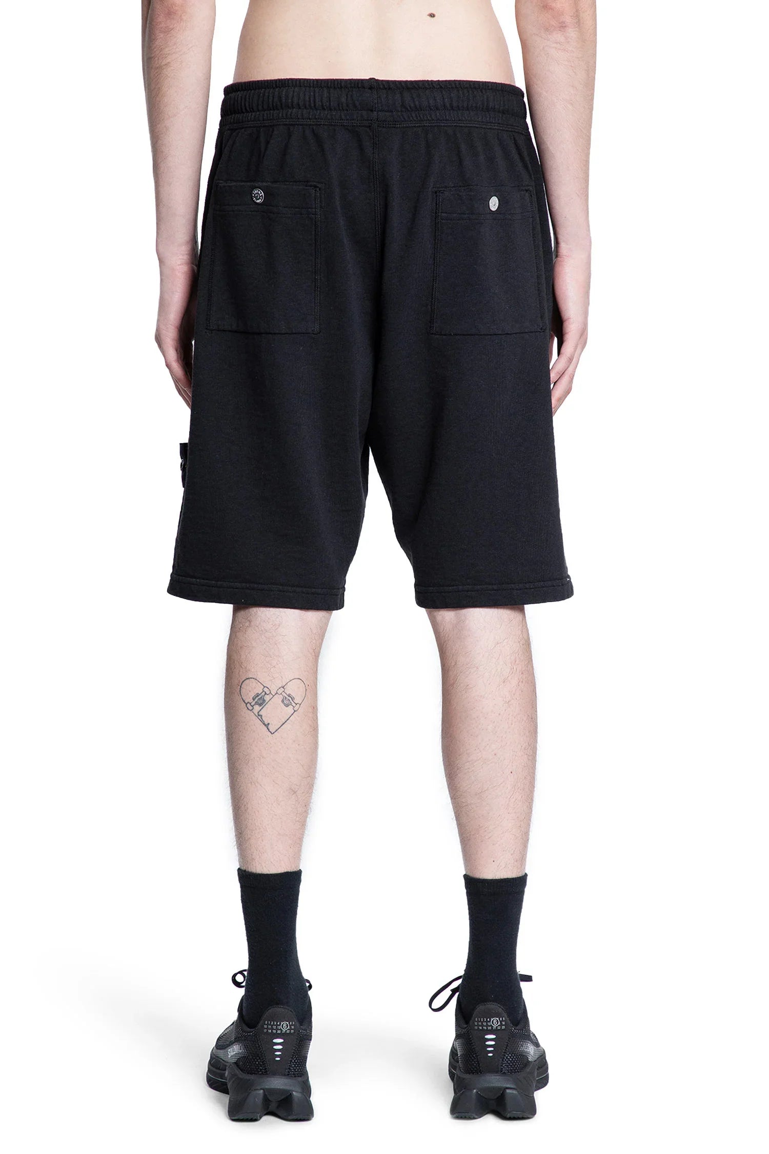 6200009 ''Old'' fleece Effect Shorts - Antonioli.eu