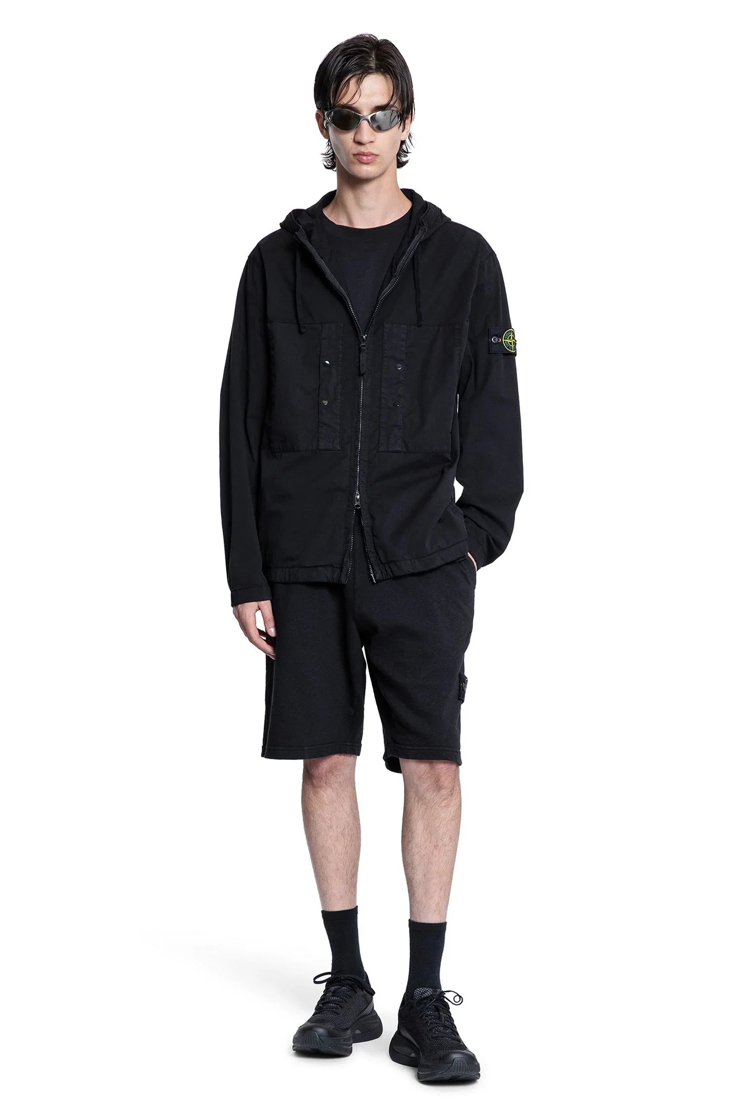 6200009 ''Old'' fleece Effect Shorts - Antonioli.eu
