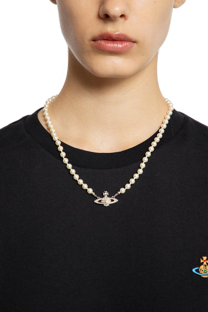 One Row Pearl Drop Necklace - Antonioli.eu