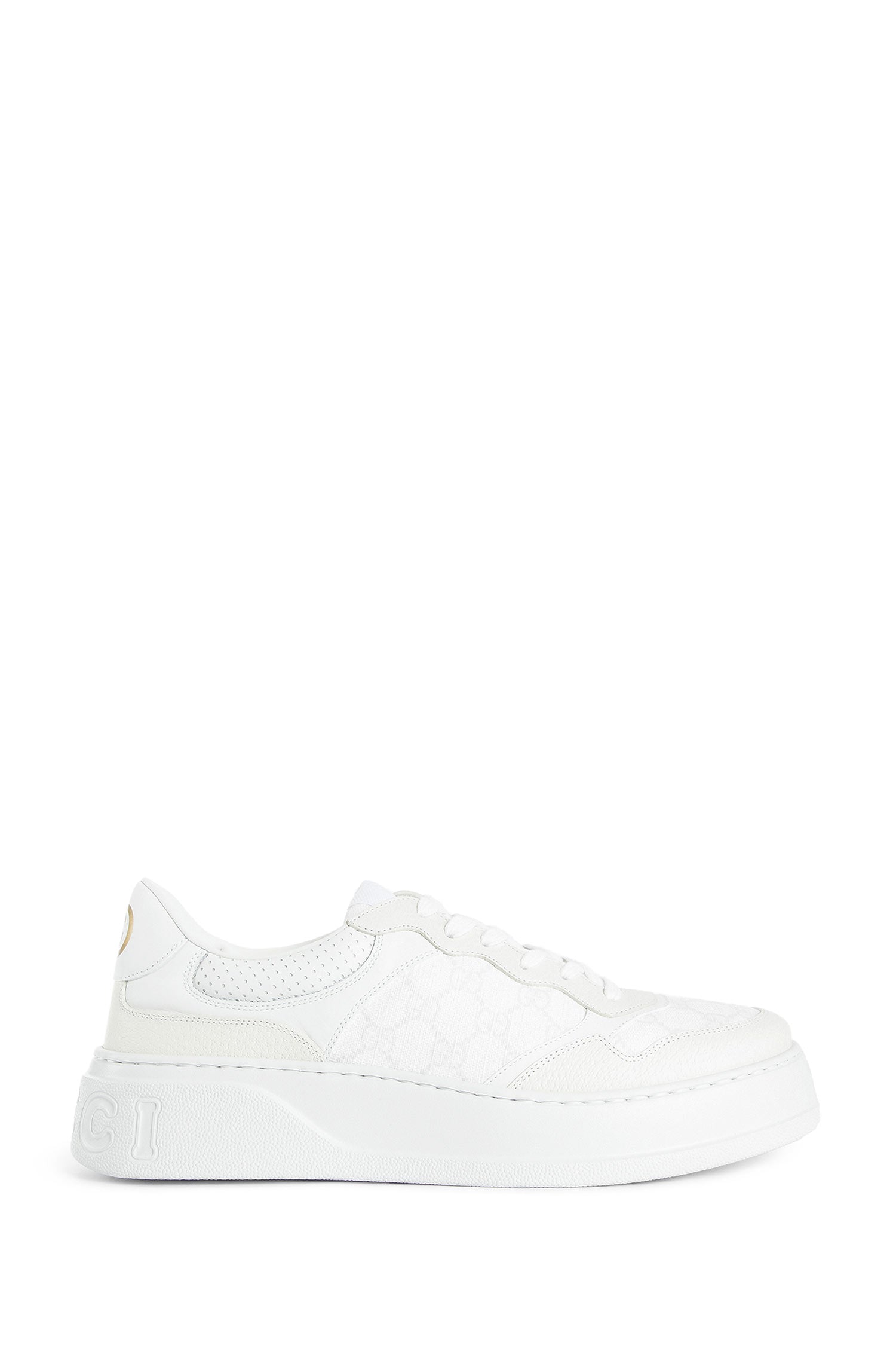 White and grey GG Supreme canvas - Antonioli.eu