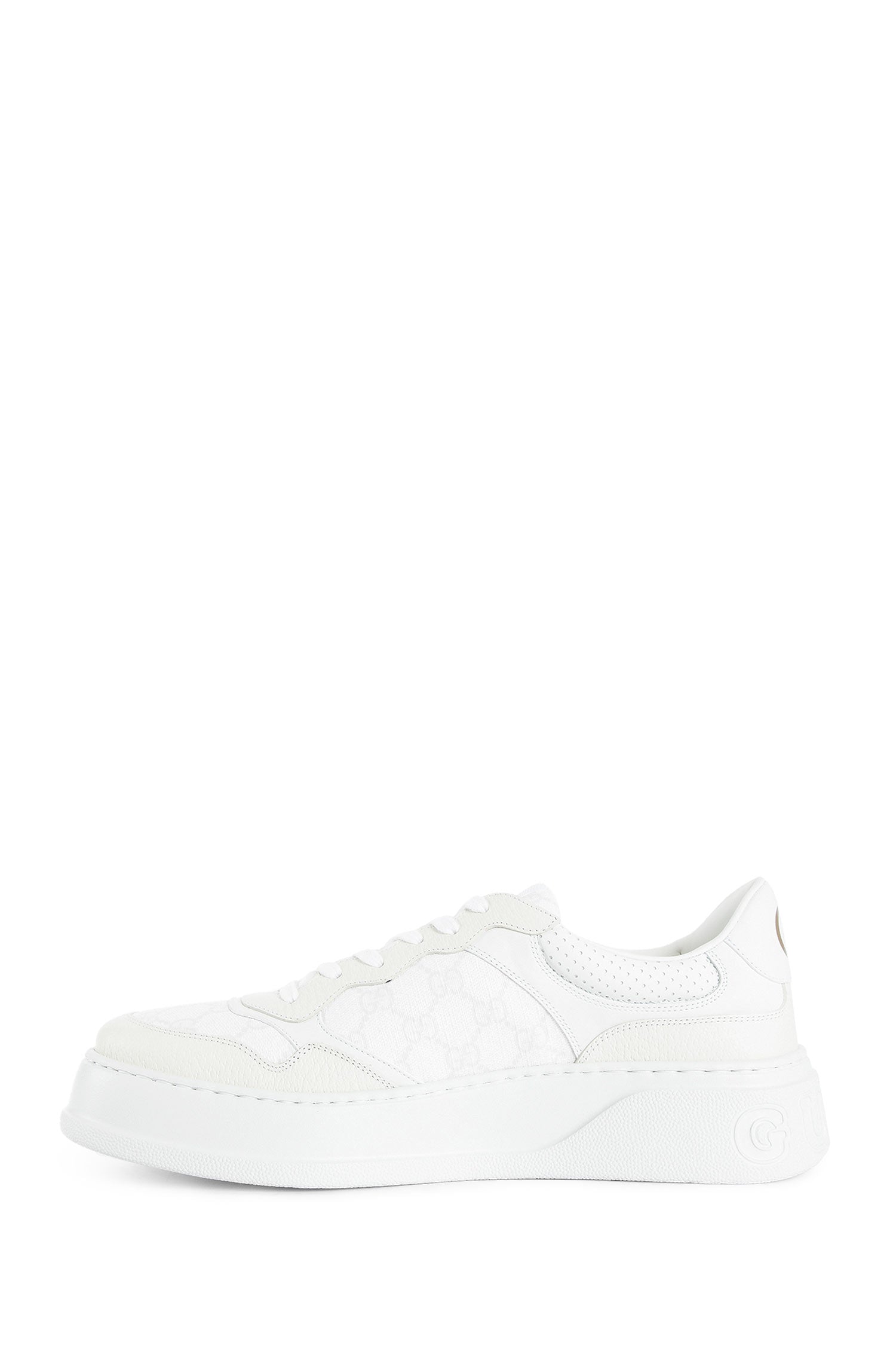 White and grey GG Supreme canvas - Antonioli.eu