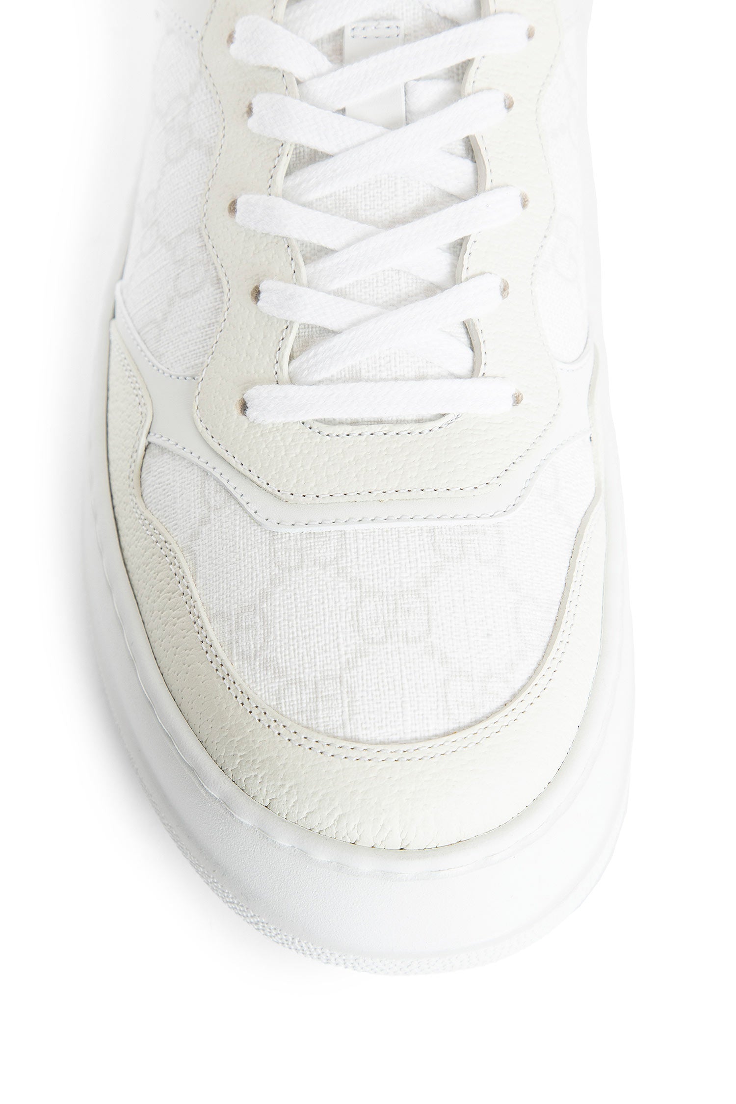 White and grey GG Supreme canvas - Antonioli.eu