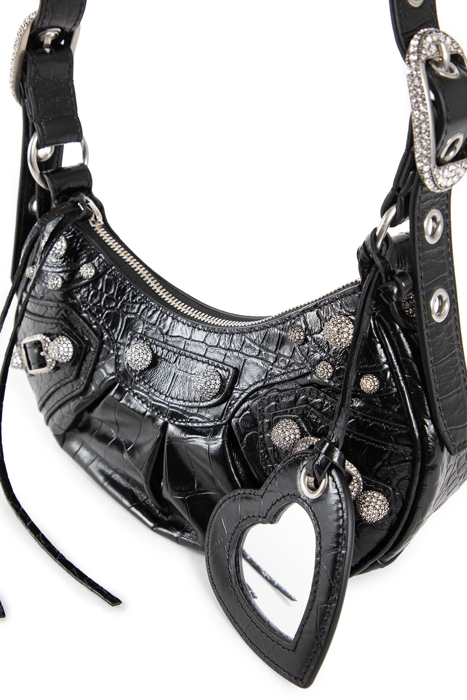 BALENCIAGA WOMAN BLACK CROSSBODY BAGS - Antonioli.eu