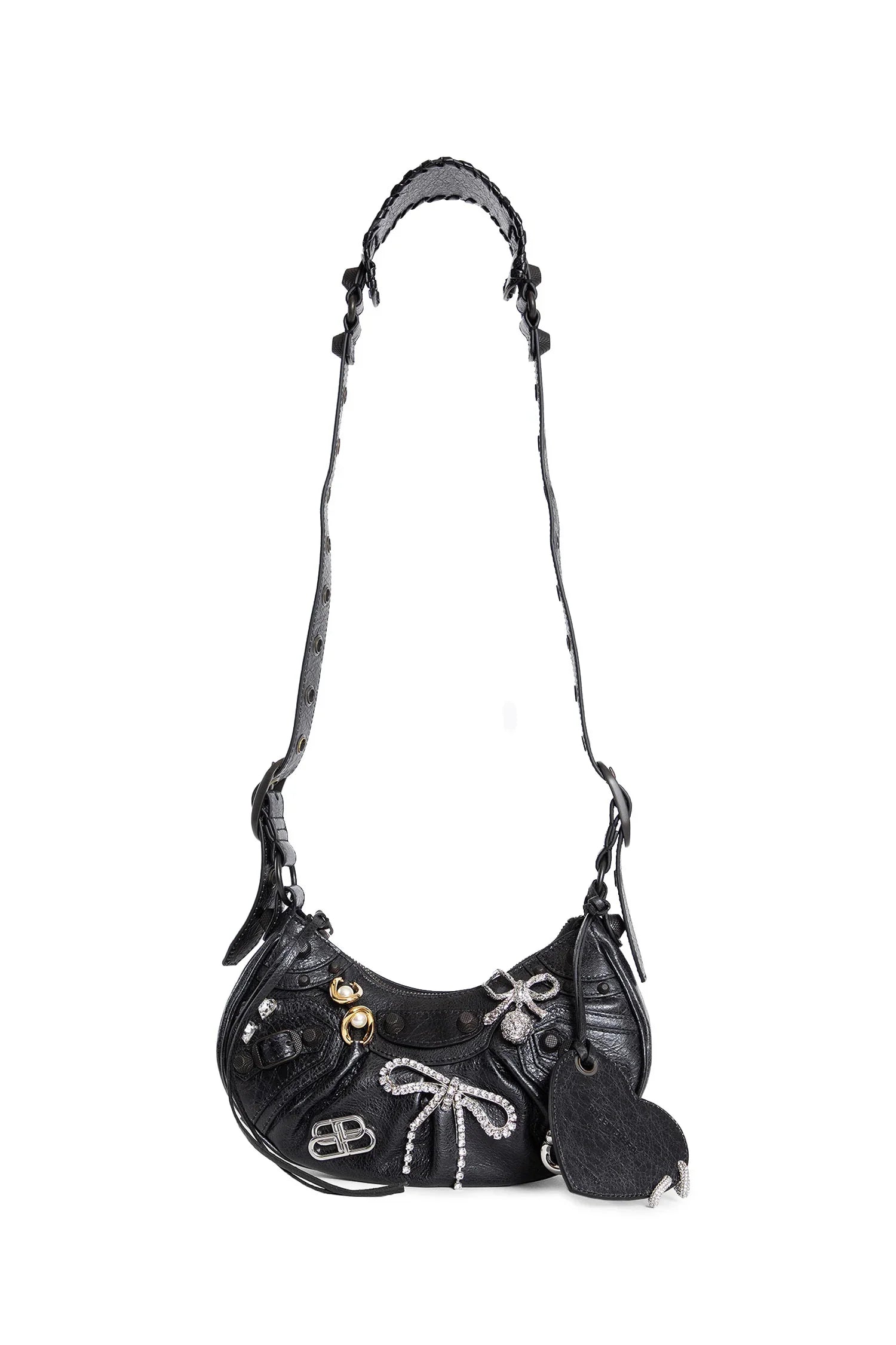 Le Cagole XS shoulder bag with pins - Antonioli.eu