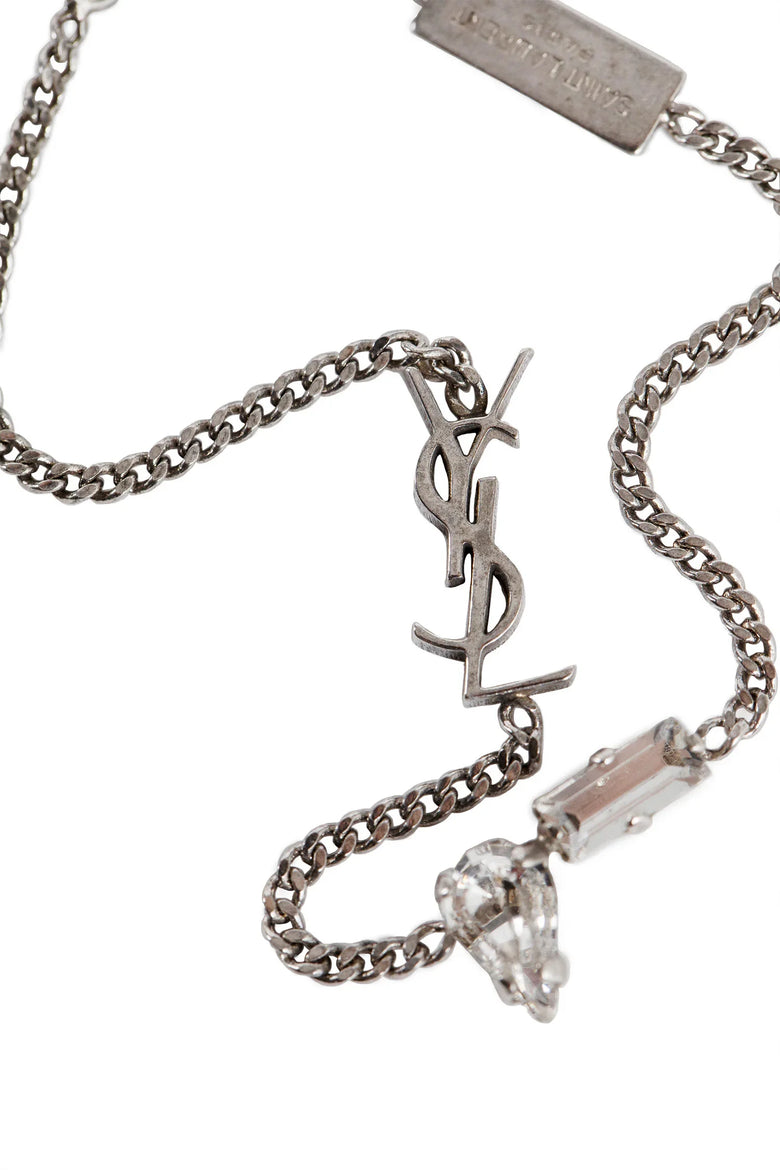 Cassandre chain bracelet in metal and rhinestone - Antonioli.eu