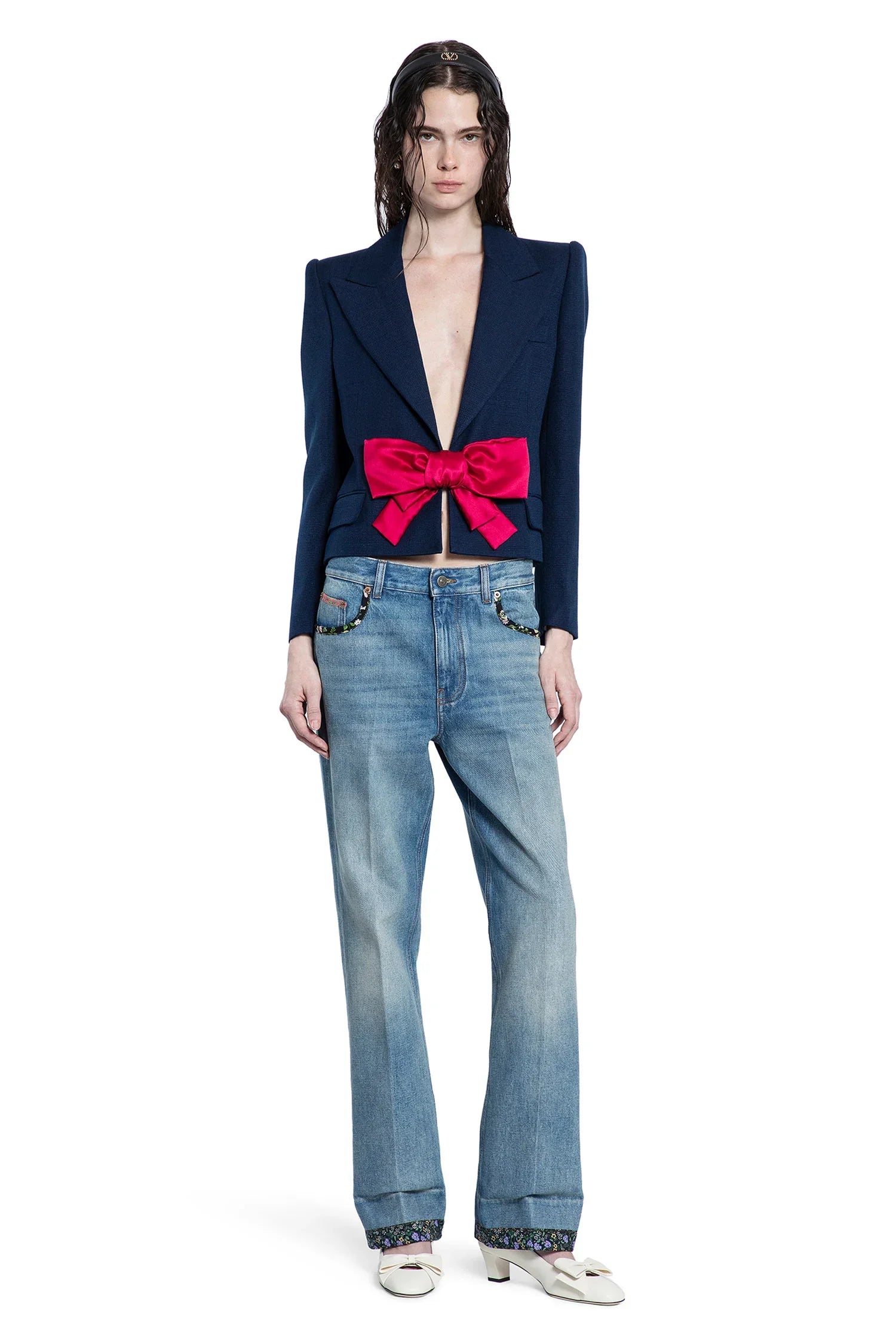 VALENTINO WOMAN BLUE BLAZERS - Antonioli.eu