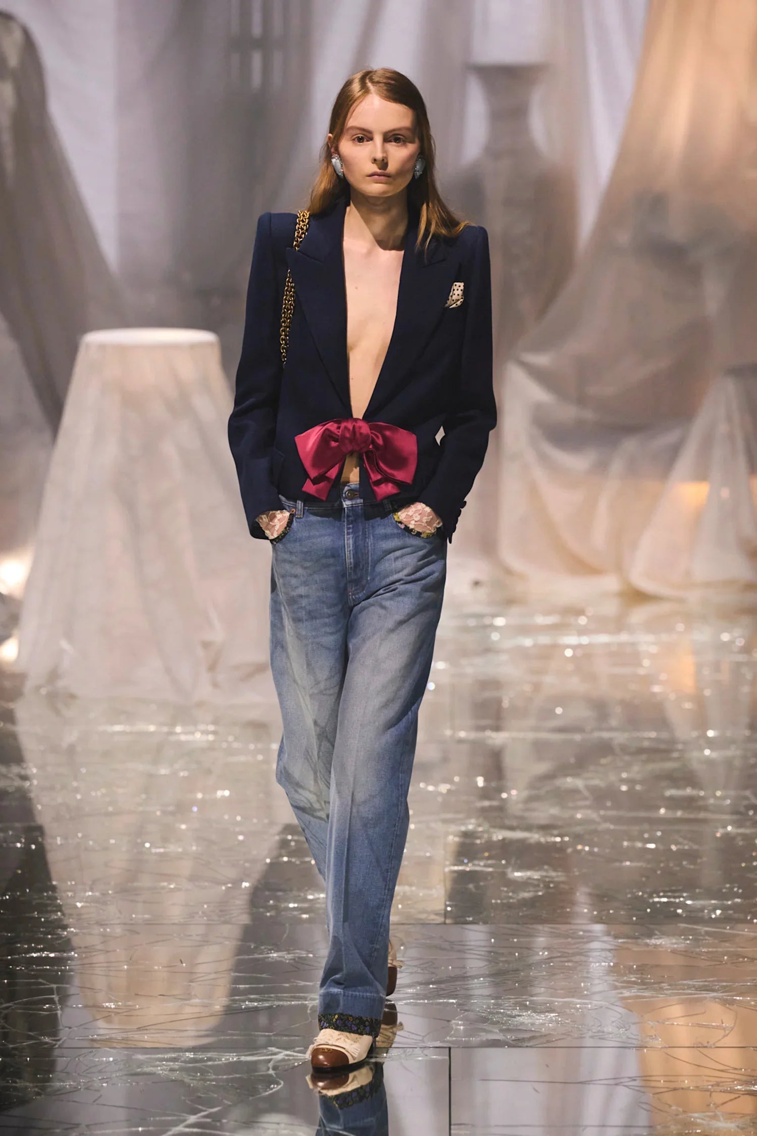 VALENTINO WOMAN BLUE BLAZERS - Antonioli.eu
