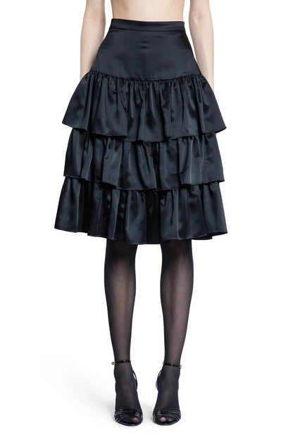Satin Ruffle Skirt - Antonioli.eu