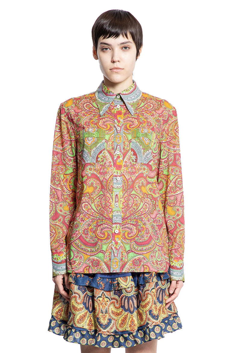 Mussola Cachemire Voyage Imaginaire Shirt - Antonioli.eu