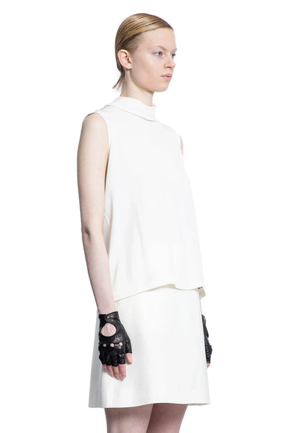 Silk Georgette Sleeveless Turtleneck Top - Antonioli.eu