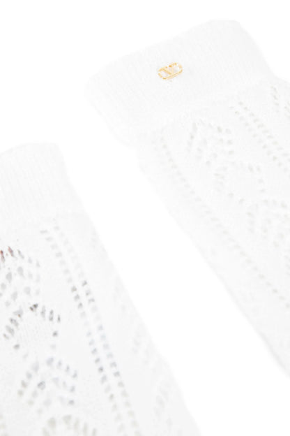 VLogo Cotton Openwork Socks - Antonioli.eu