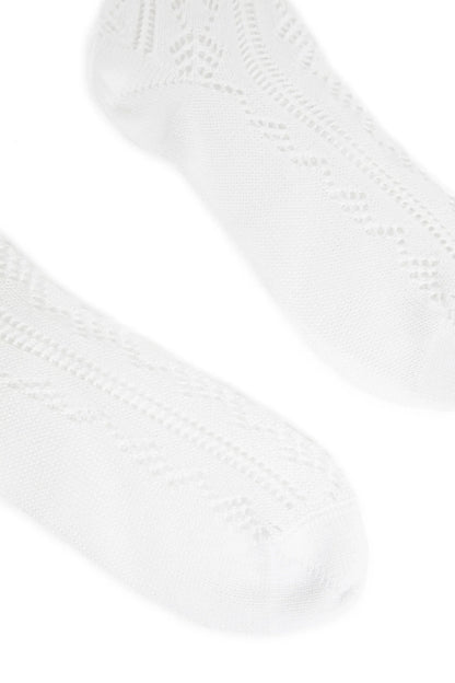 VLogo Cotton Openwork Socks - Antonioli.eu