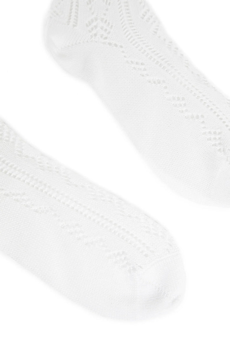 VLogo Cotton Openwork Socks - Antonioli.eu