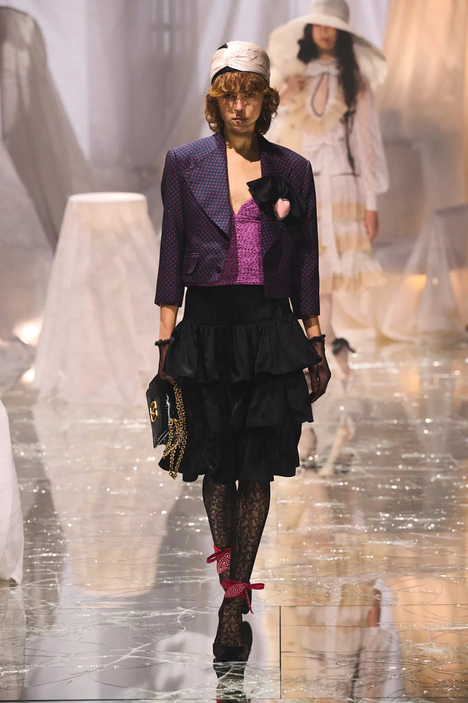 Ruffled Taffeta Skirt - Antonioli.eu