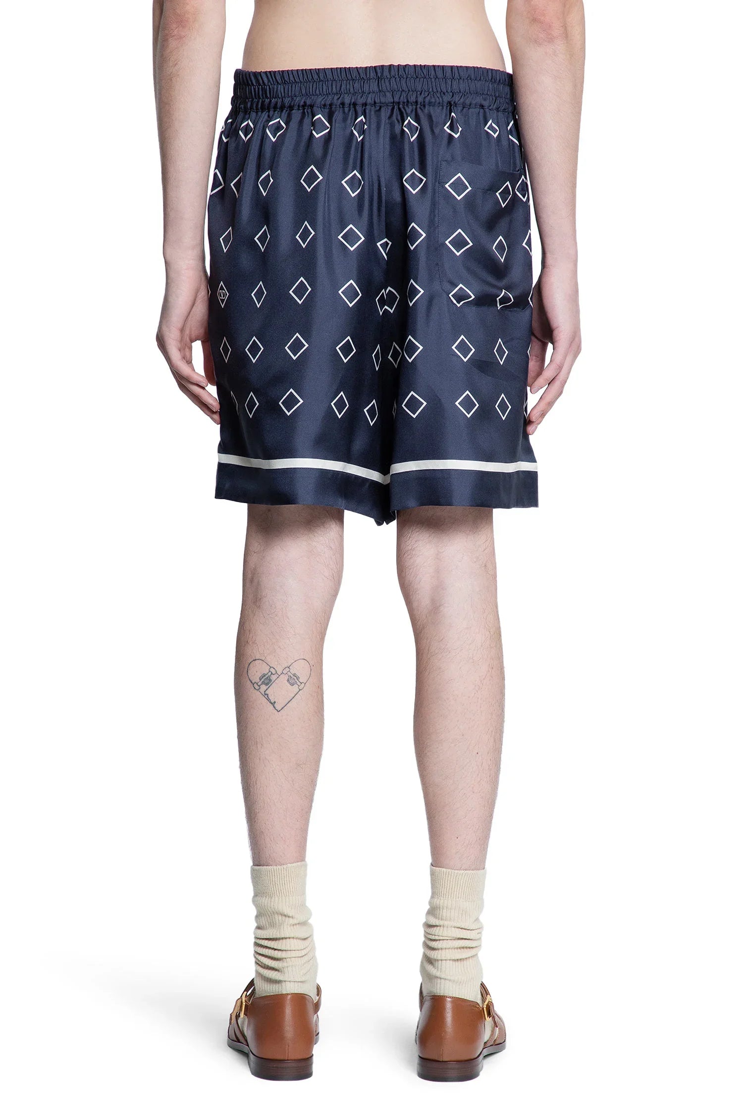 Opticool Print Silk Twill Shorts - Antonioli.eu