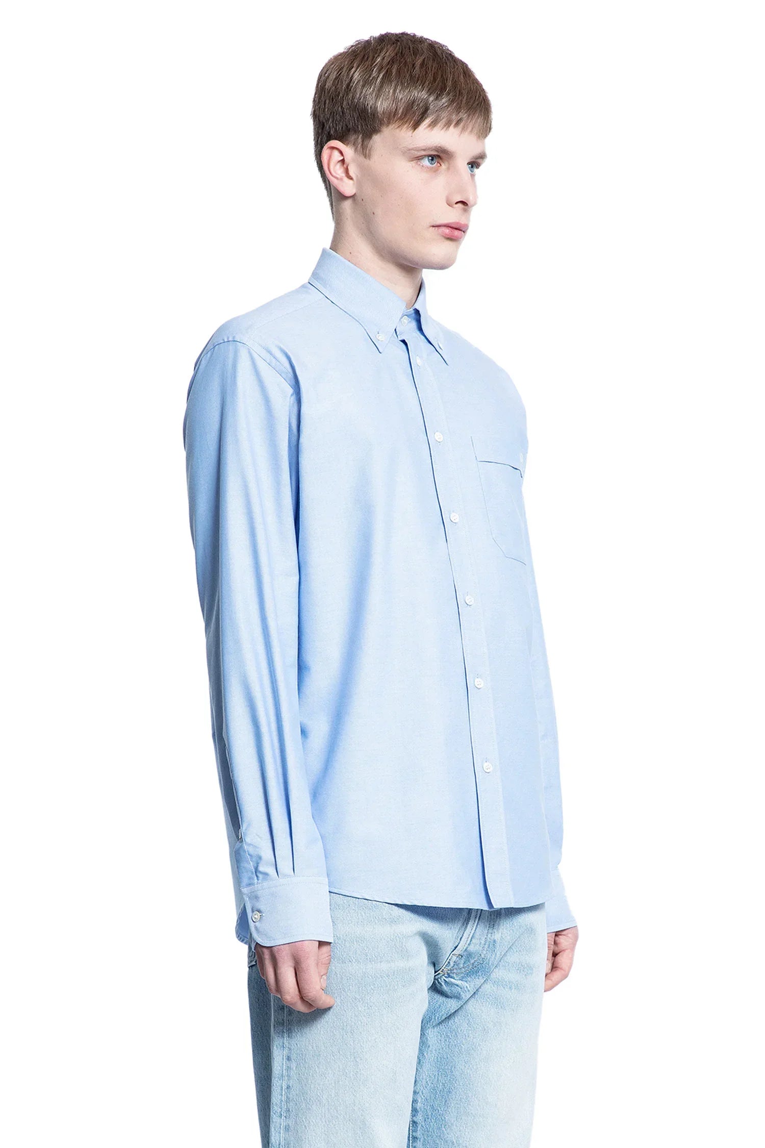VLogo Button-Down Pocket Shirt - Antonioli.eu