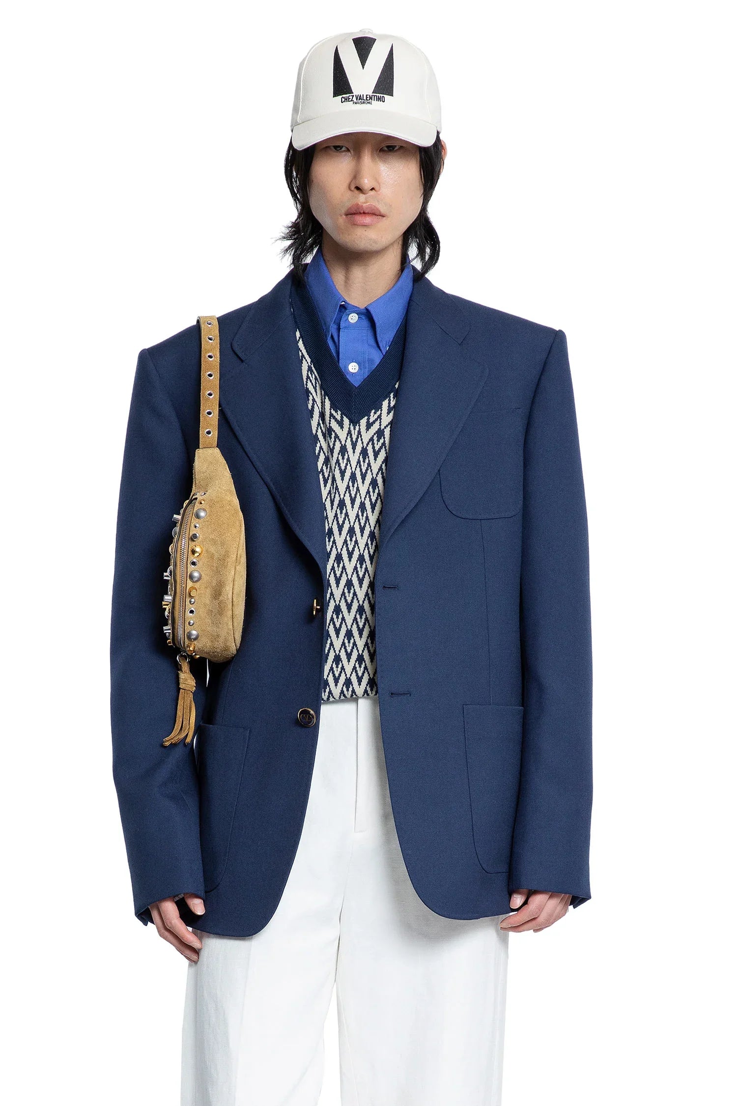 Wool Gabardine Blazer - Antonioli.eu