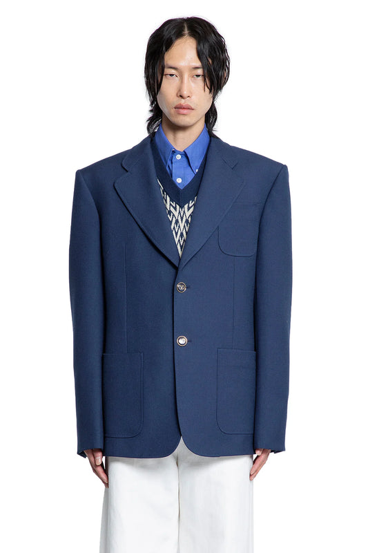 Wool Gabardine Blazer - Antonioli.eu
