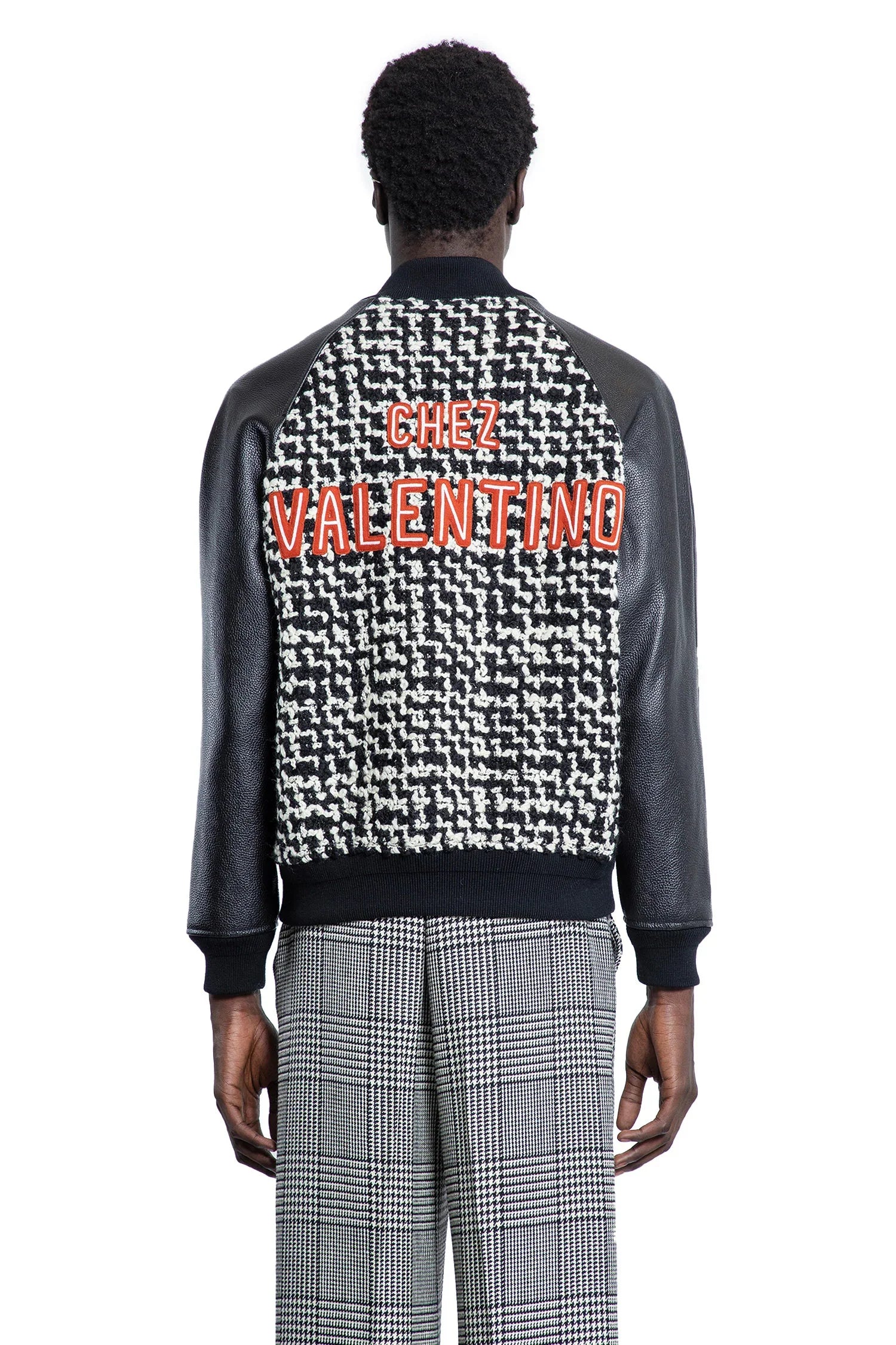 Chez Valentino Wool Tweed Bomber Jacket - Antonioli.eu