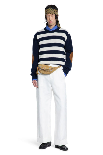 Striped Wool Cashmere Jumper - Antonioli.eu