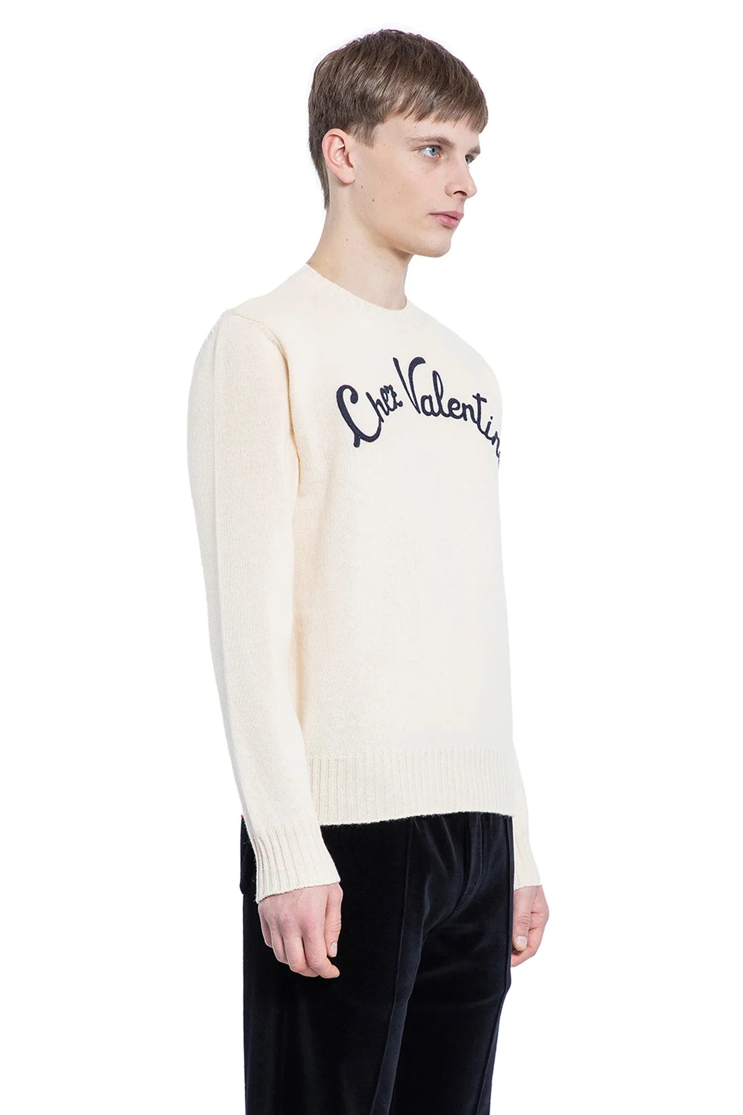 VALENTINO MAN OFF-WHITE KNITWEAR - Antonioli.eu