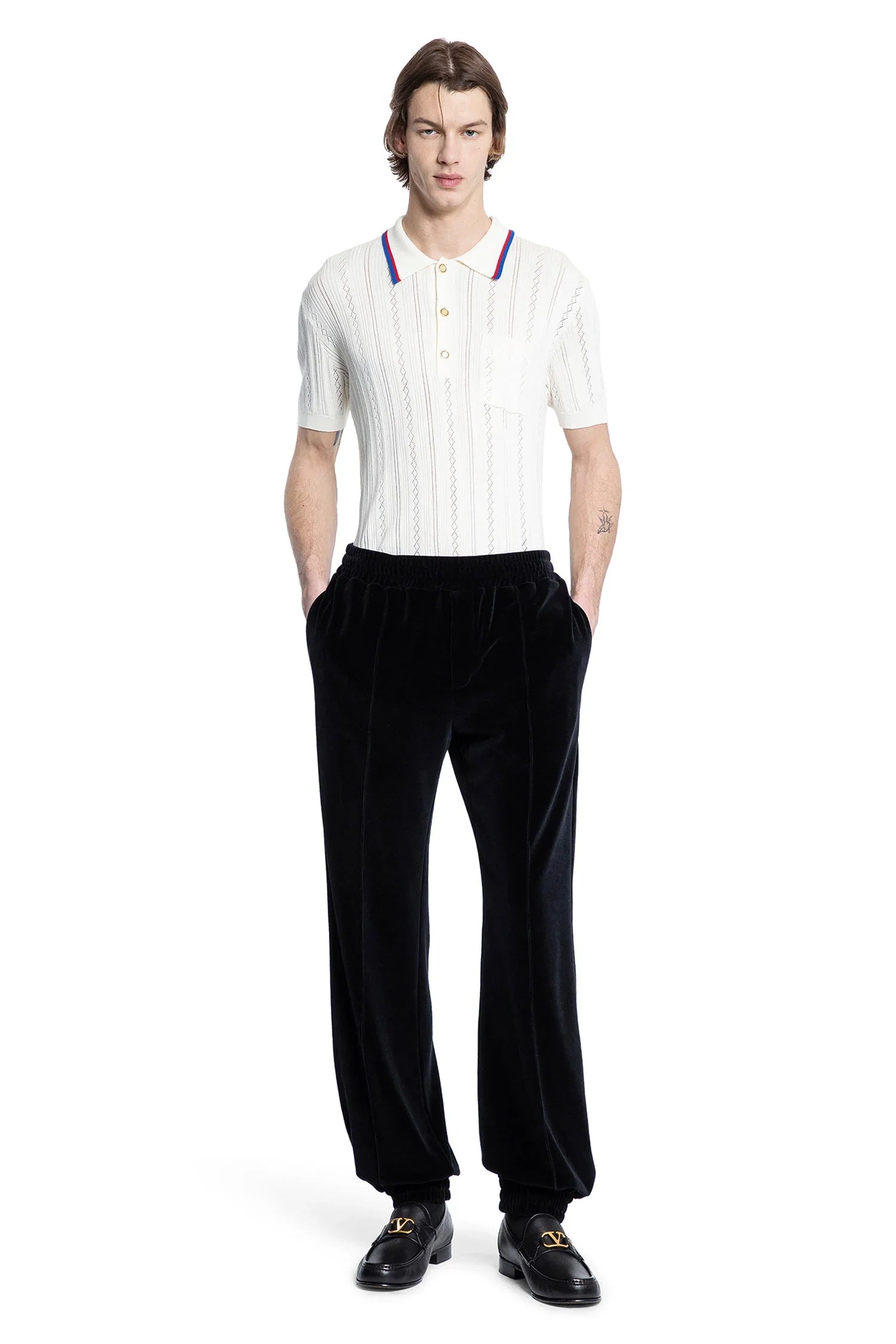 Knit Pocket Polo Shirt - Antonioli.eu
