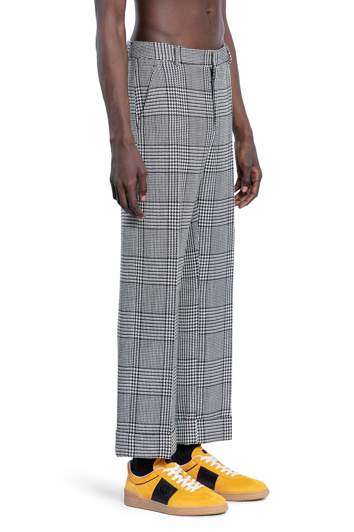 Prince Of Wales Check Turn-Up Trousers - Antonioli.eu