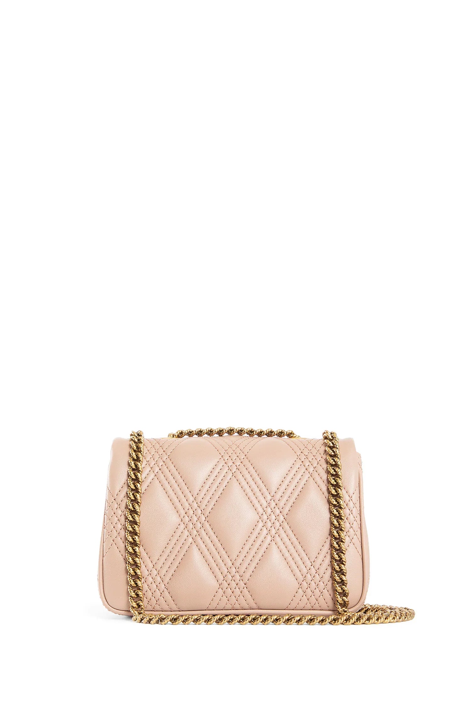 Quiltie 67 small shoulder bag with chain in nappa leather - Antonioli.eu