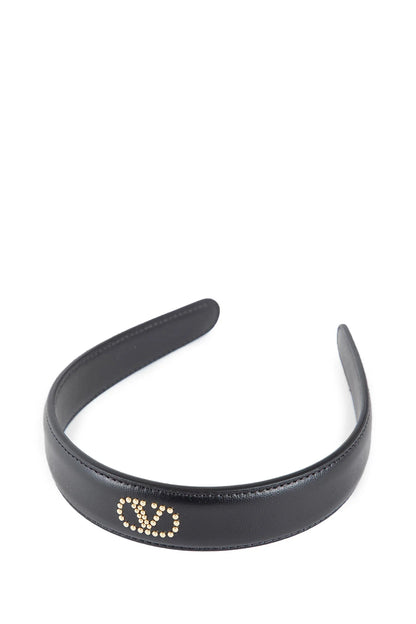 Leather VLogo Headband - Antonioli.eu