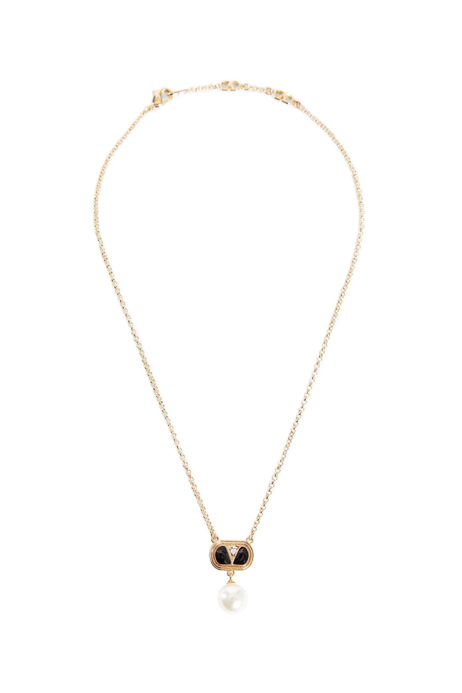 Enamelled Vlogo necklace - Antonioli.eu