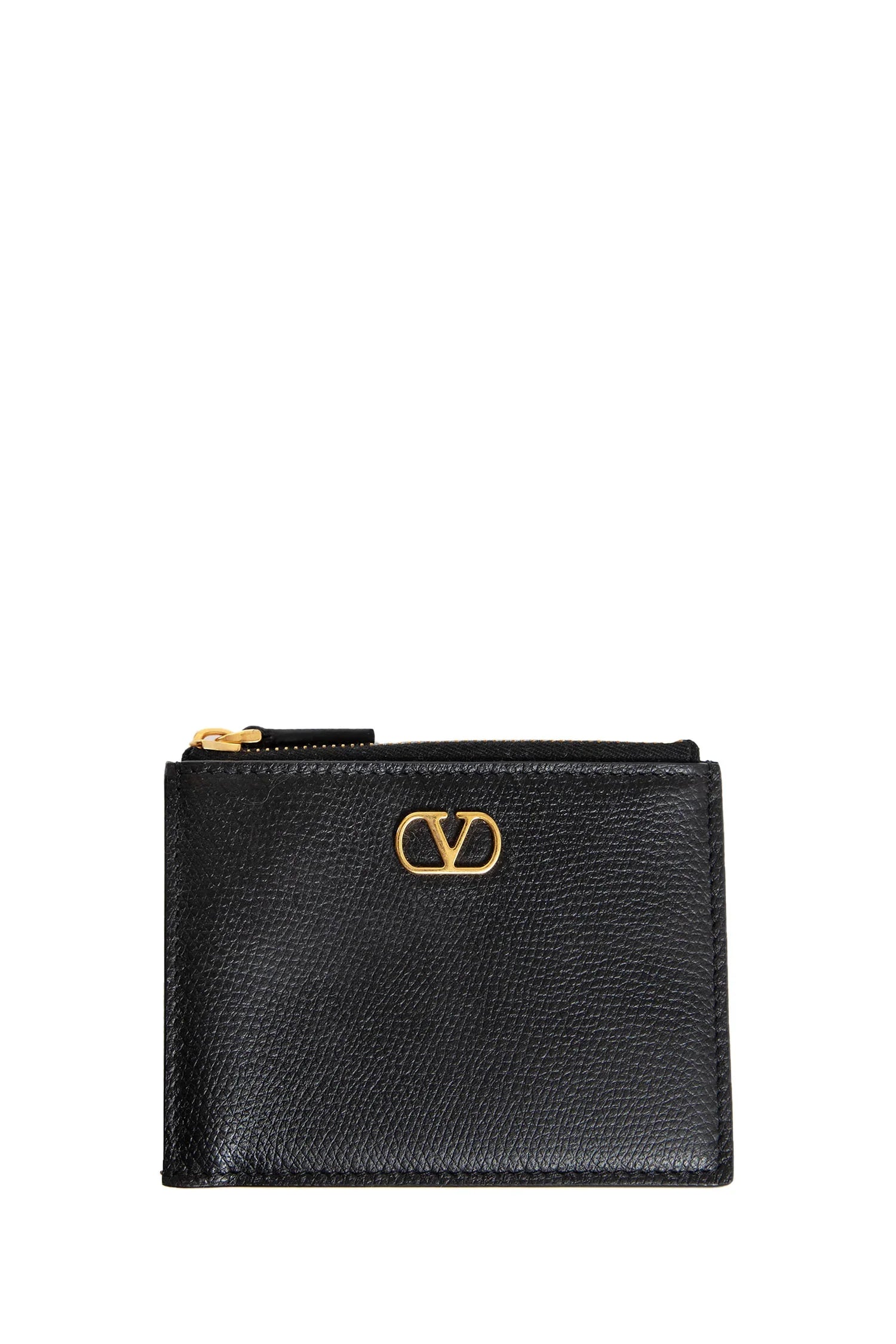 VLogo Signature Grainy Calfskin Wallet - Antonioli.eu