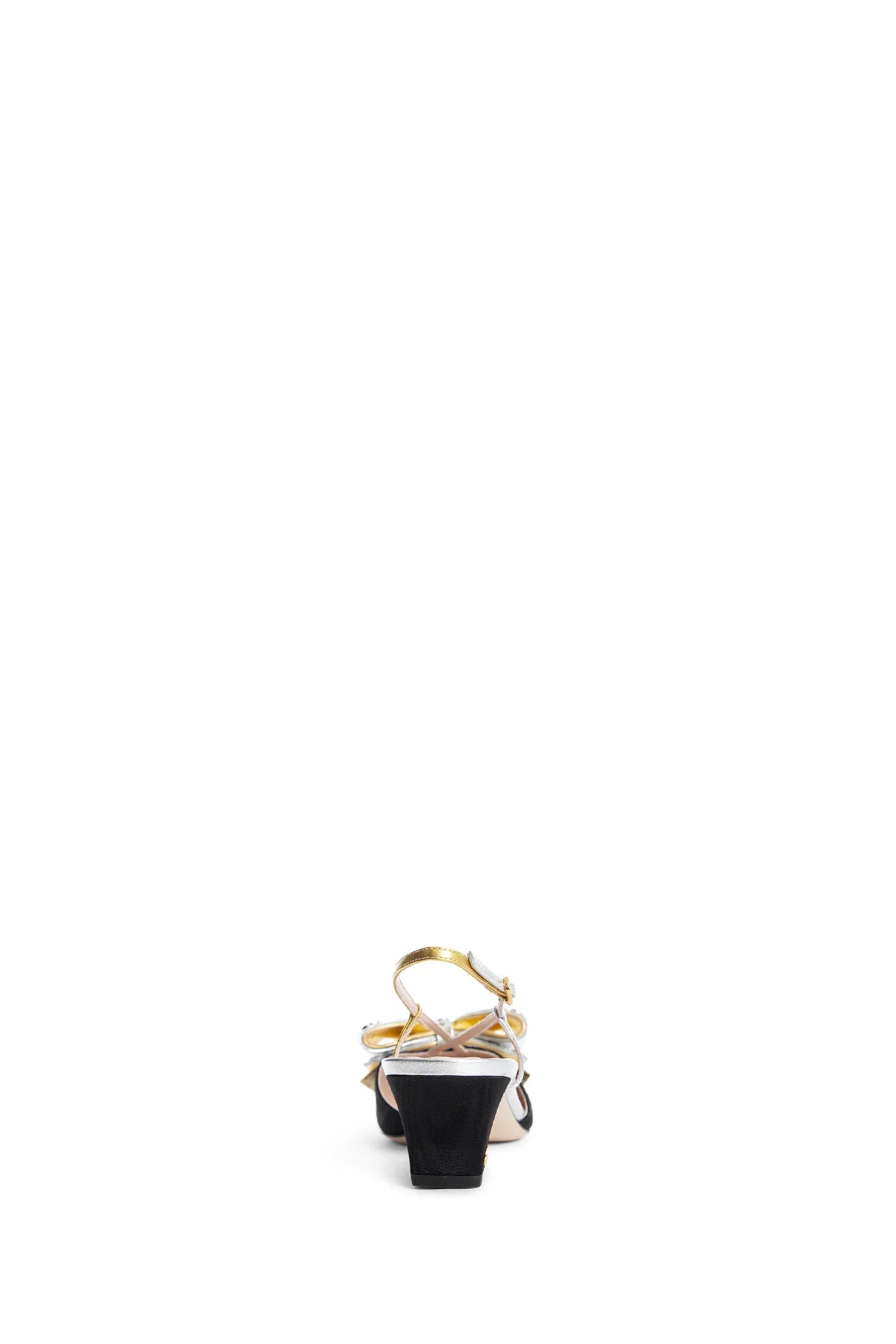 bowow slingback pumps in moiré fabric - Antonioli.eu
