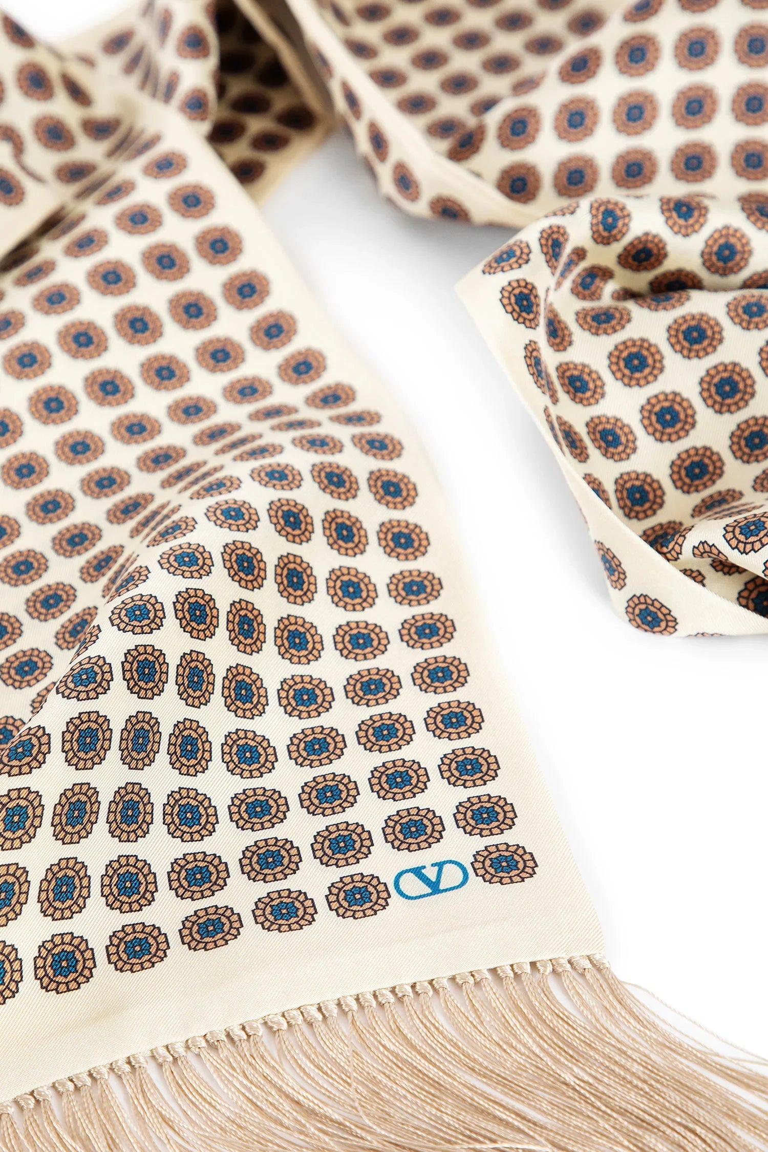 chamber silk bandeau scarf - Antonioli.eu