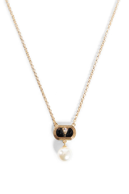 Oval enamelled vlogo necklace - Antonioli.eu