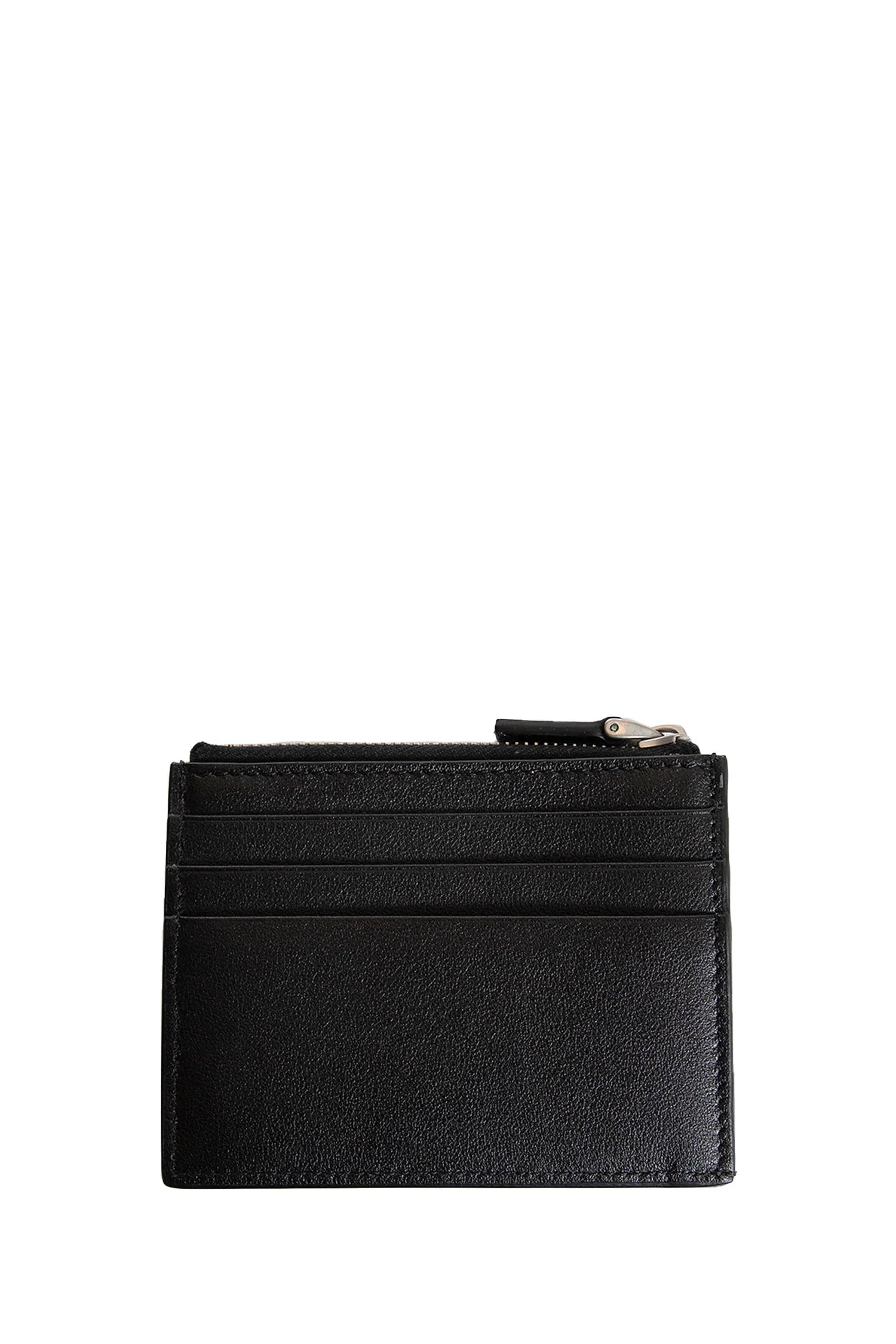 Vlogo signature grained leather card holder - Antonioli.eu