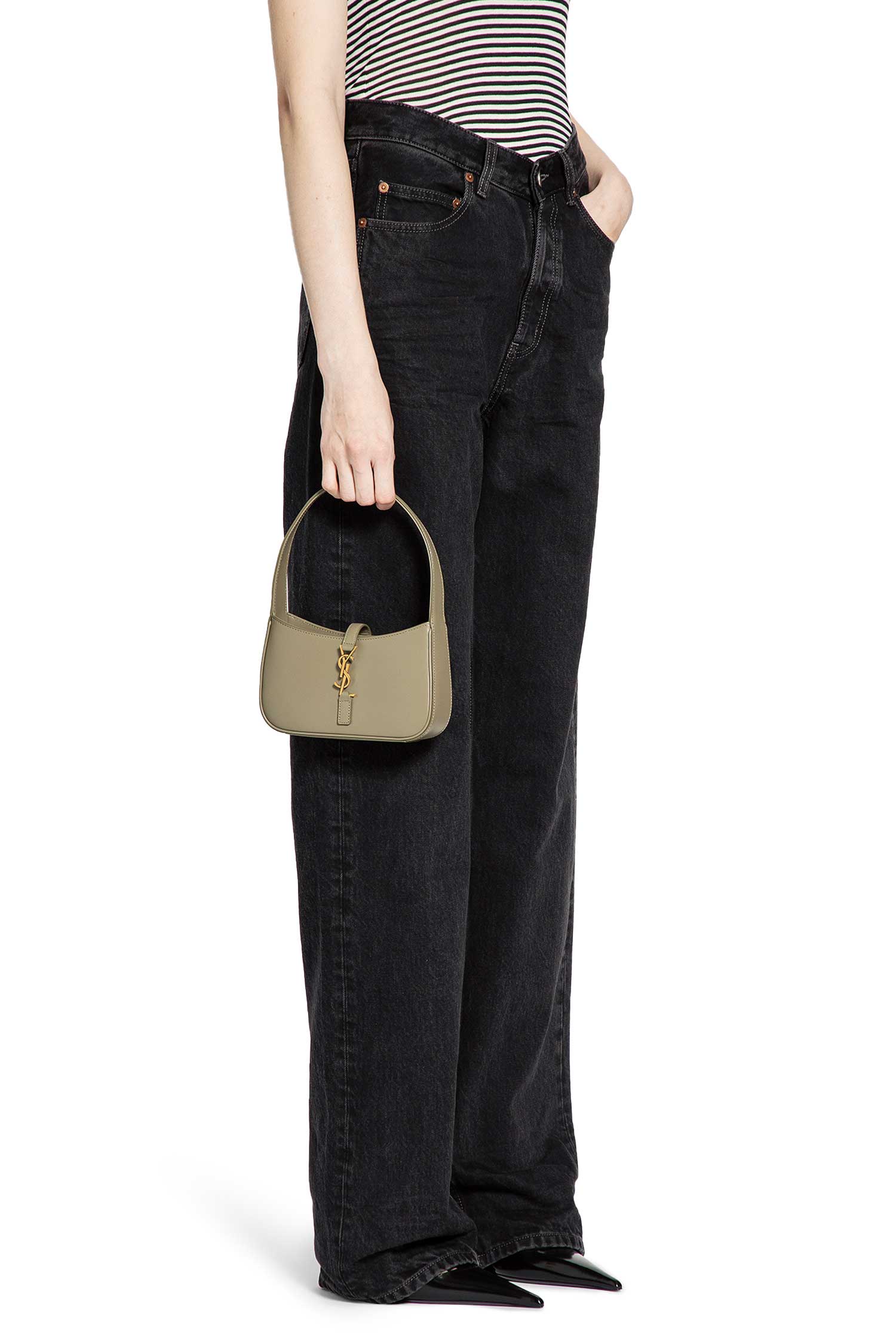 Le 5 à 7 Mini Hobo Bag in Leather - Antonioli.eu