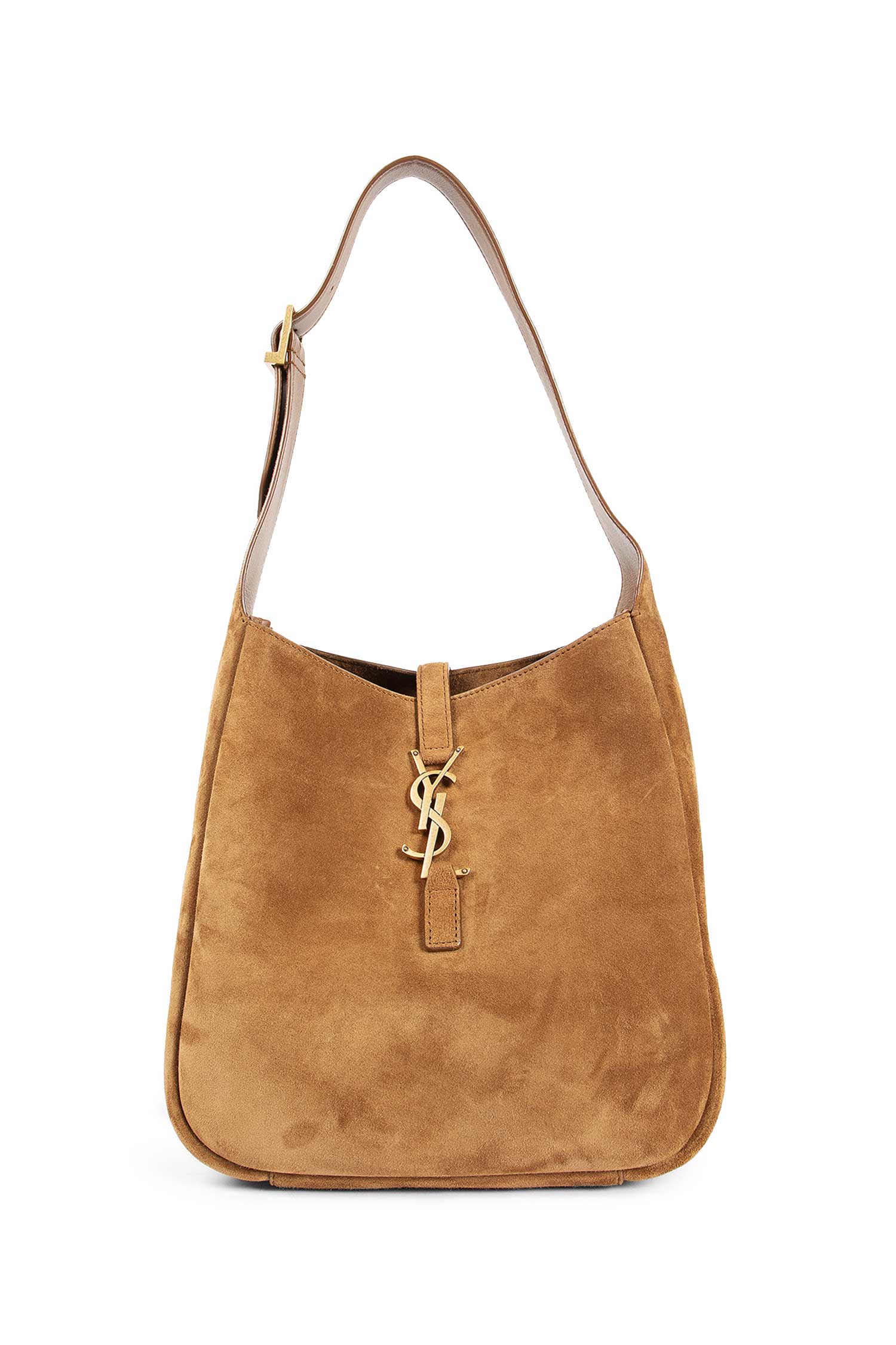 SAINT LAURENT WOMAN BEIGE SHOULDER BAGS