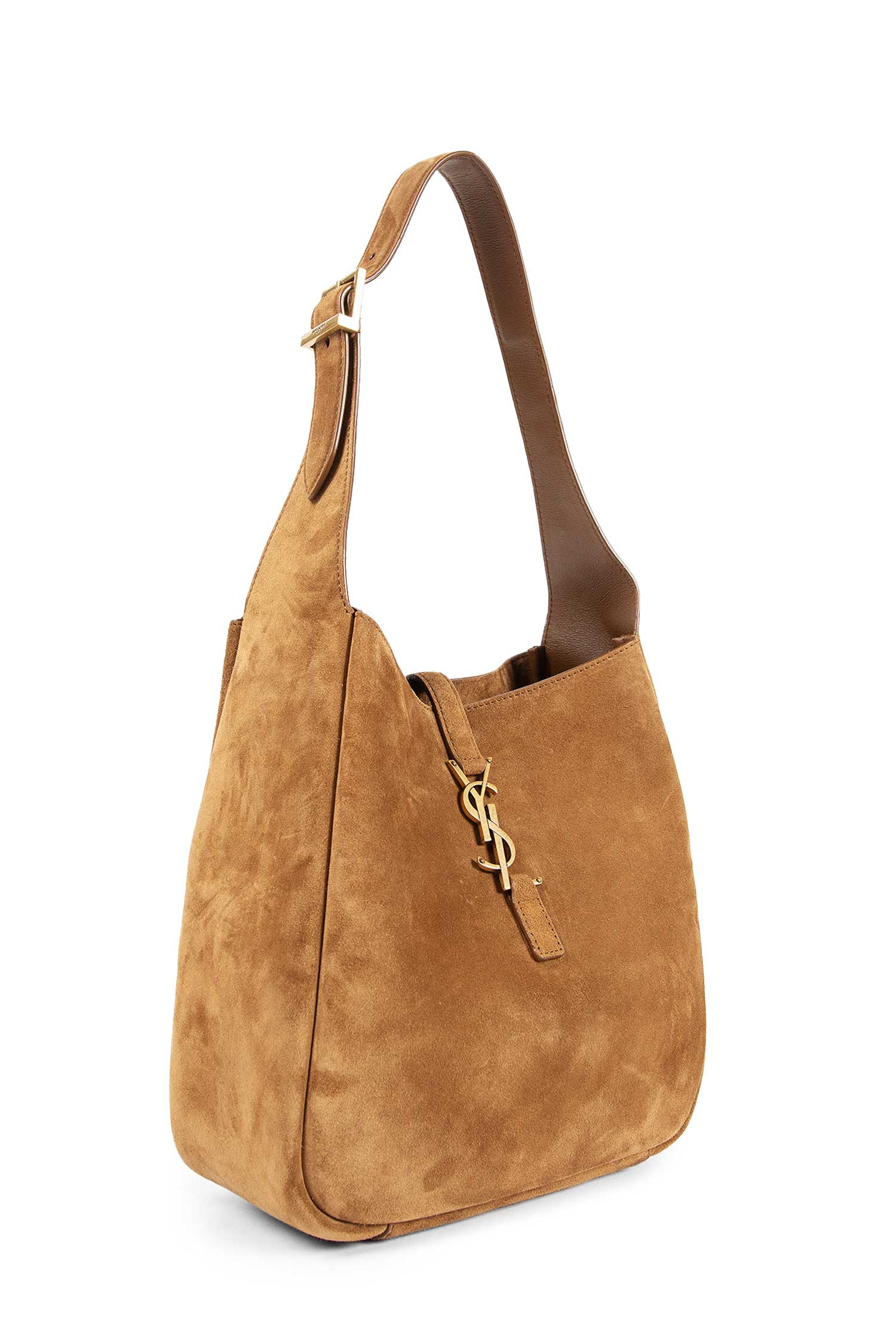SAINT LAURENT WOMAN BEIGE SHOULDER BAGS