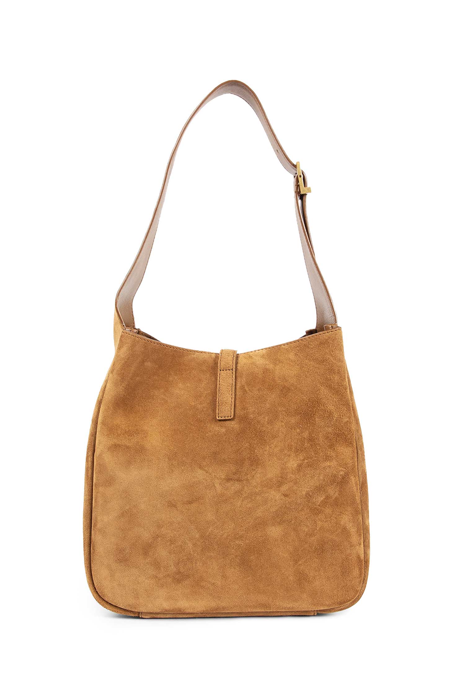 SAINT LAURENT WOMAN BEIGE SHOULDER BAGS