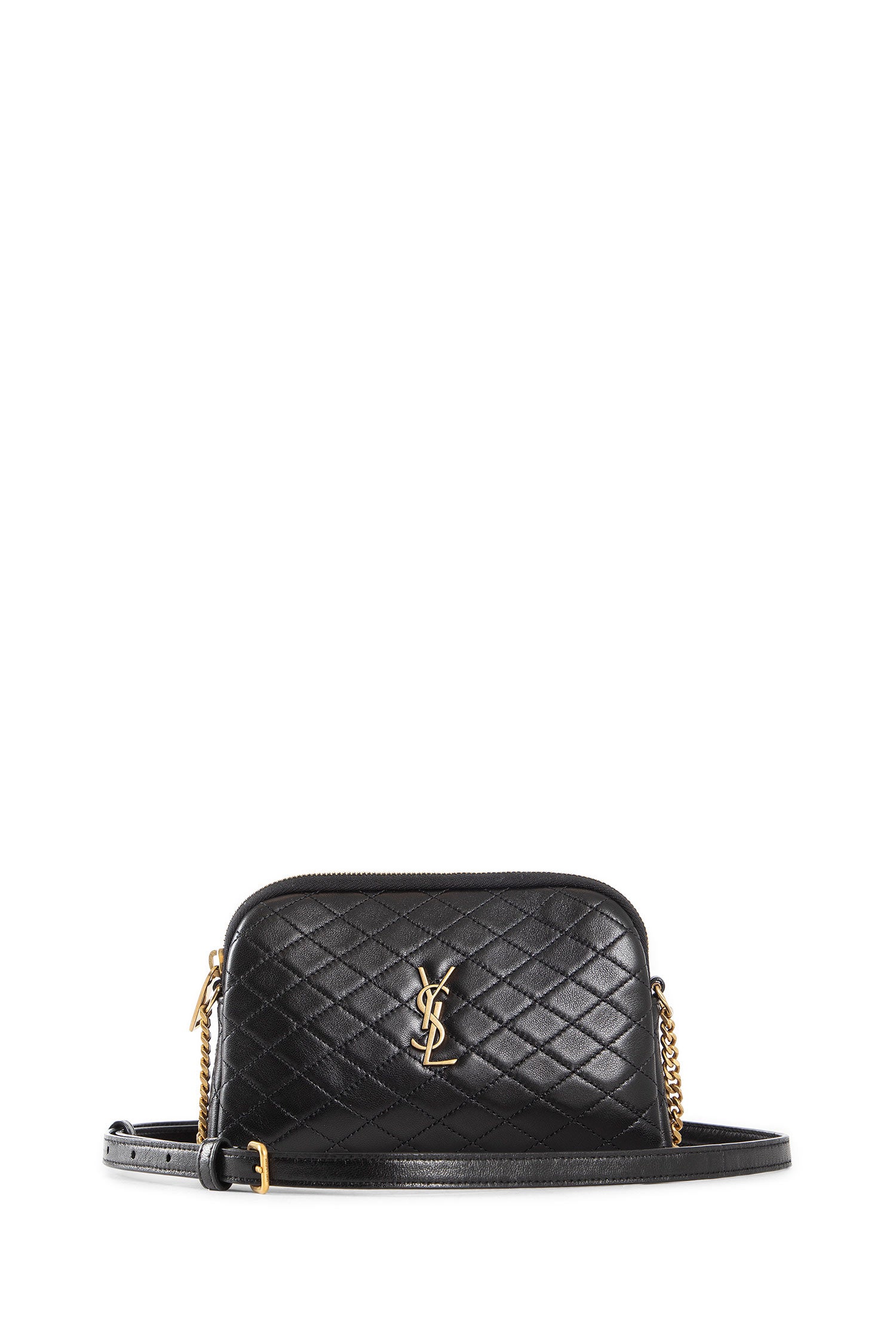 Gaby Zipped Pouch in Quilted Lambskin - Antonioli.eu
