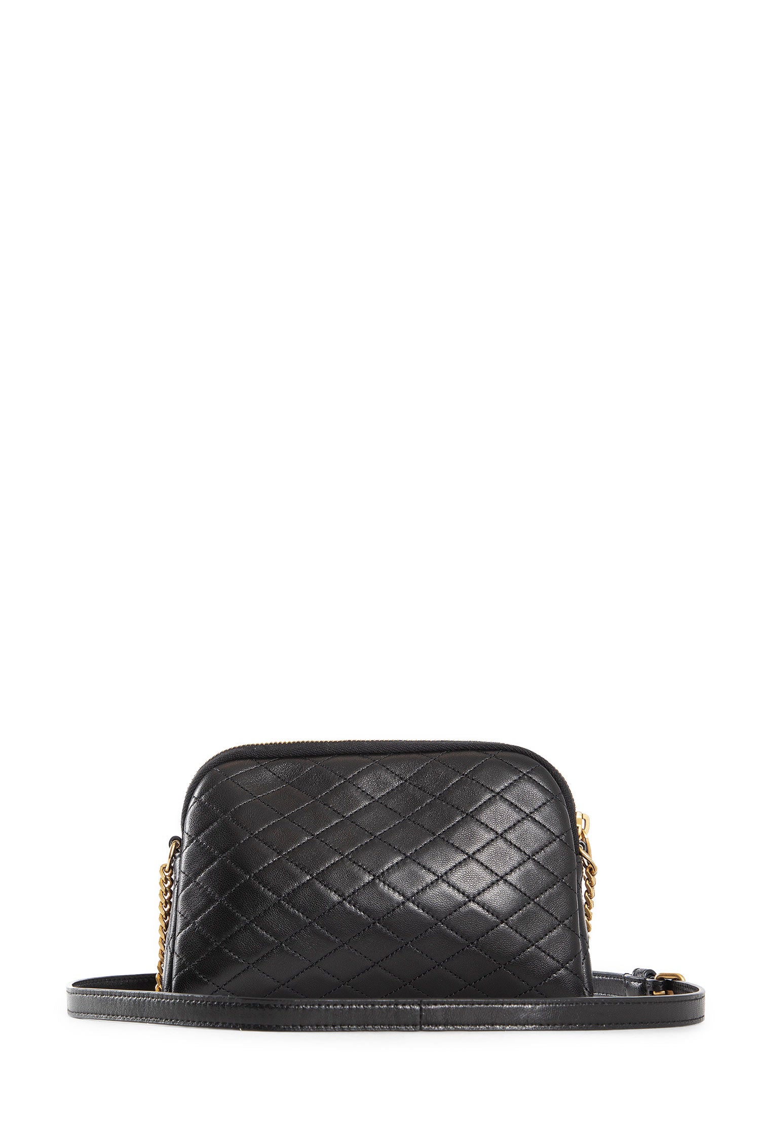 Gaby Zipped Pouch in Quilted Lambskin - Antonioli.eu
