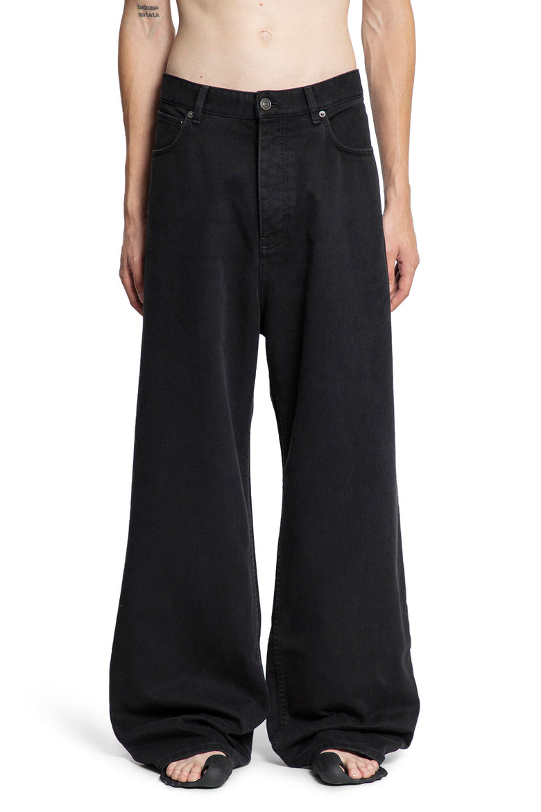 Baggy Pants in Soft Italian Denim - Antonioli.eu