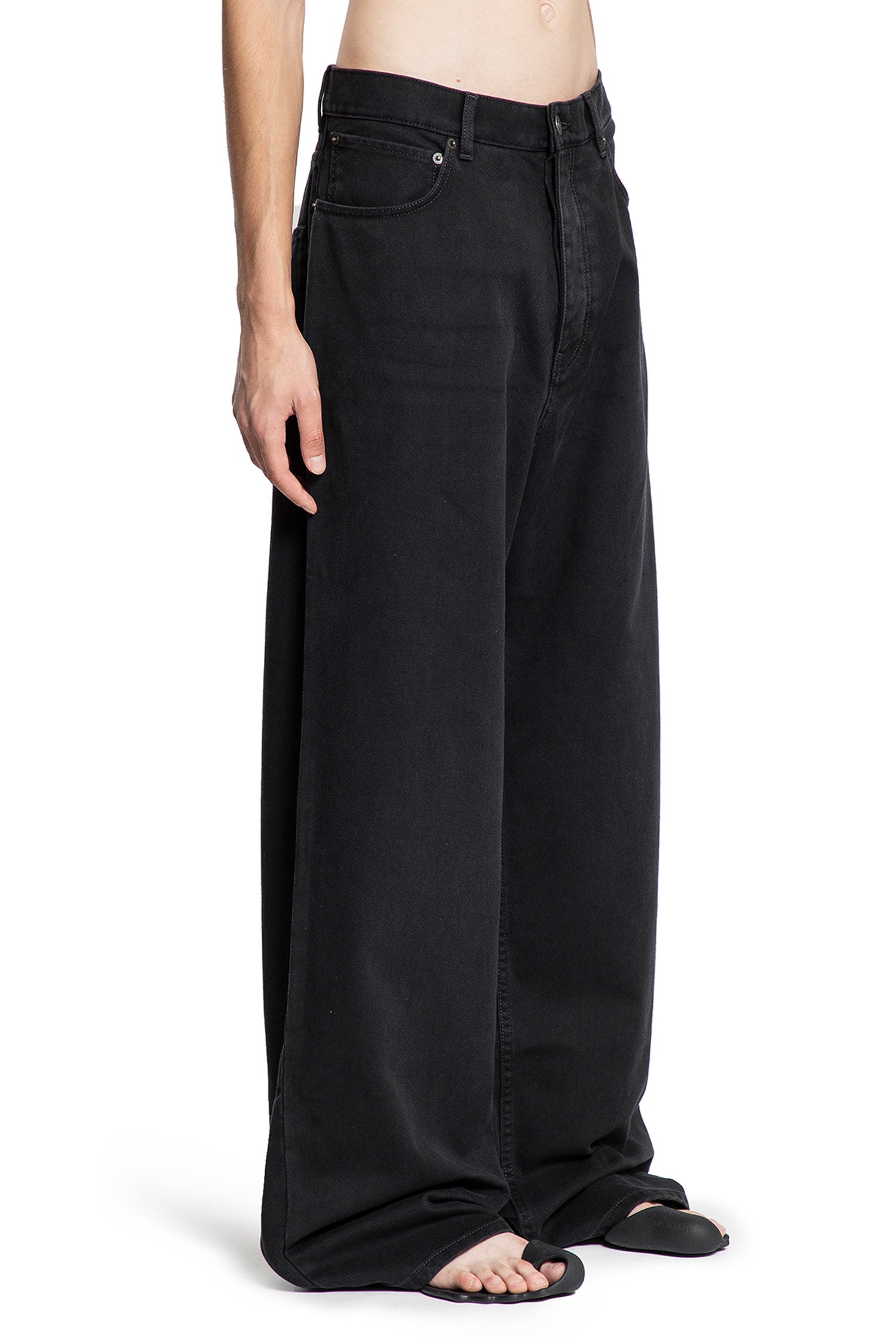 Baggy Pants in Soft Italian Denim - Antonioli.eu