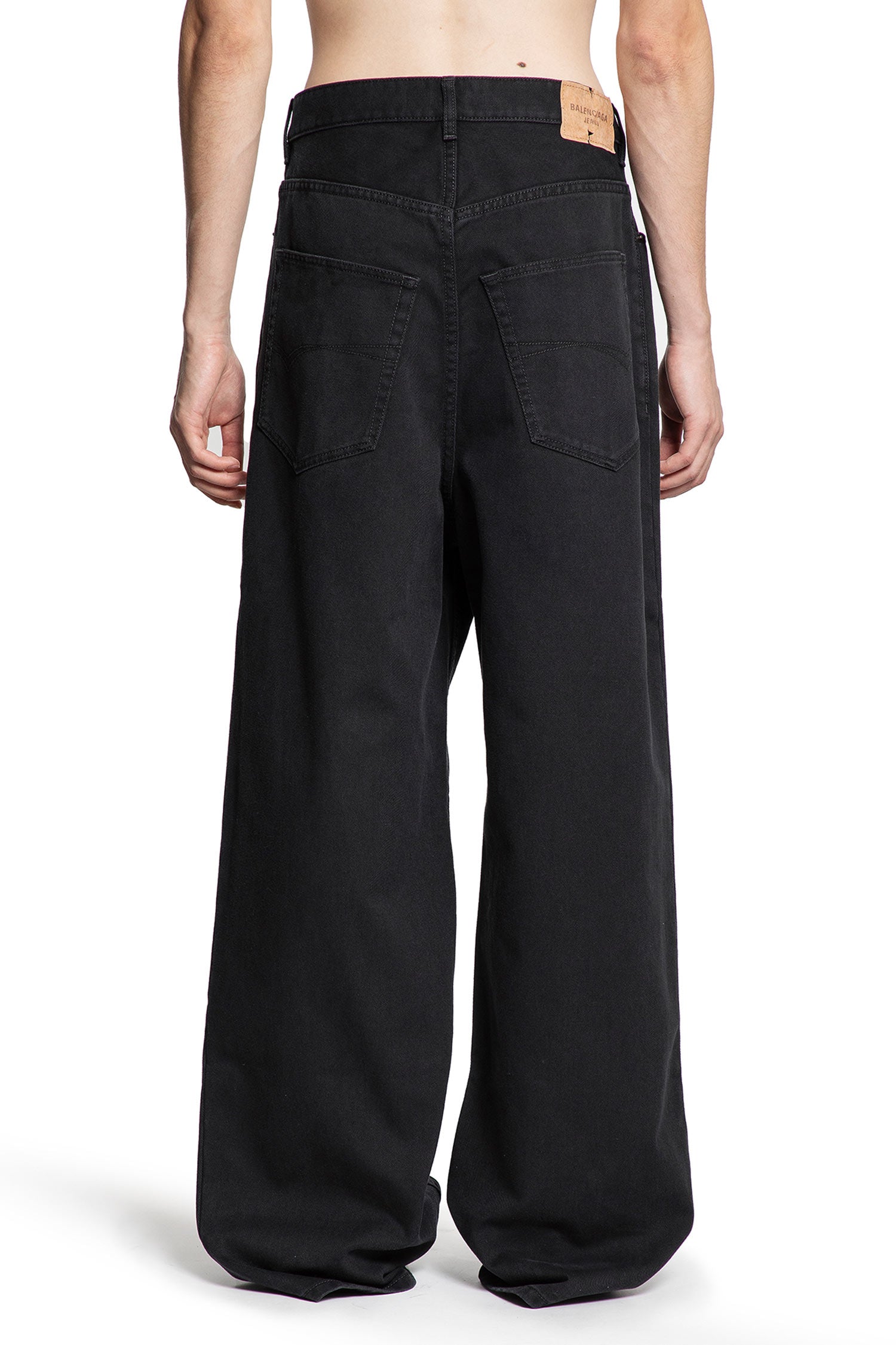 Baggy Pants in Soft Italian Denim - Antonioli.eu