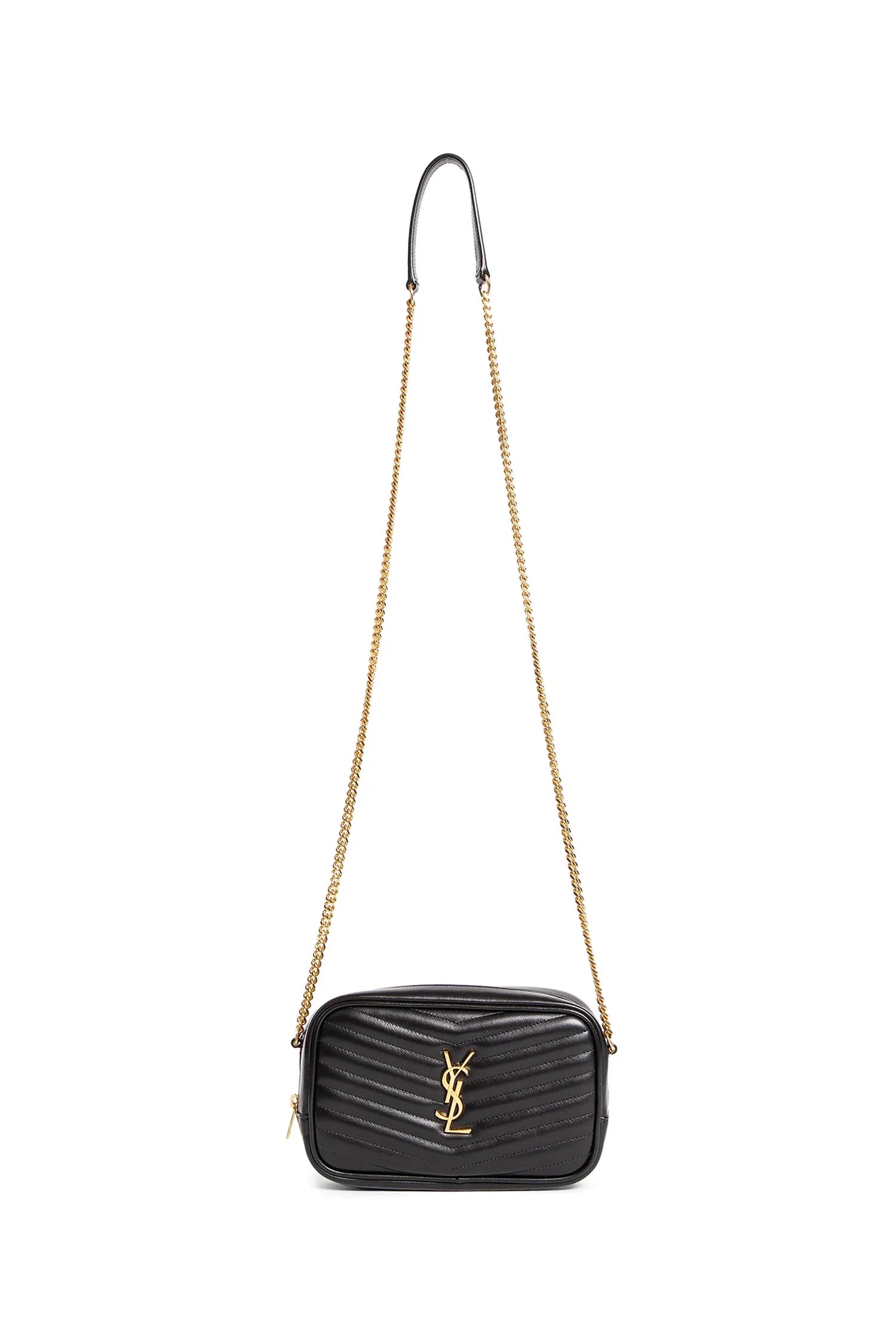Quilted leather mini Lou crossbody bag - Antonioli.eu