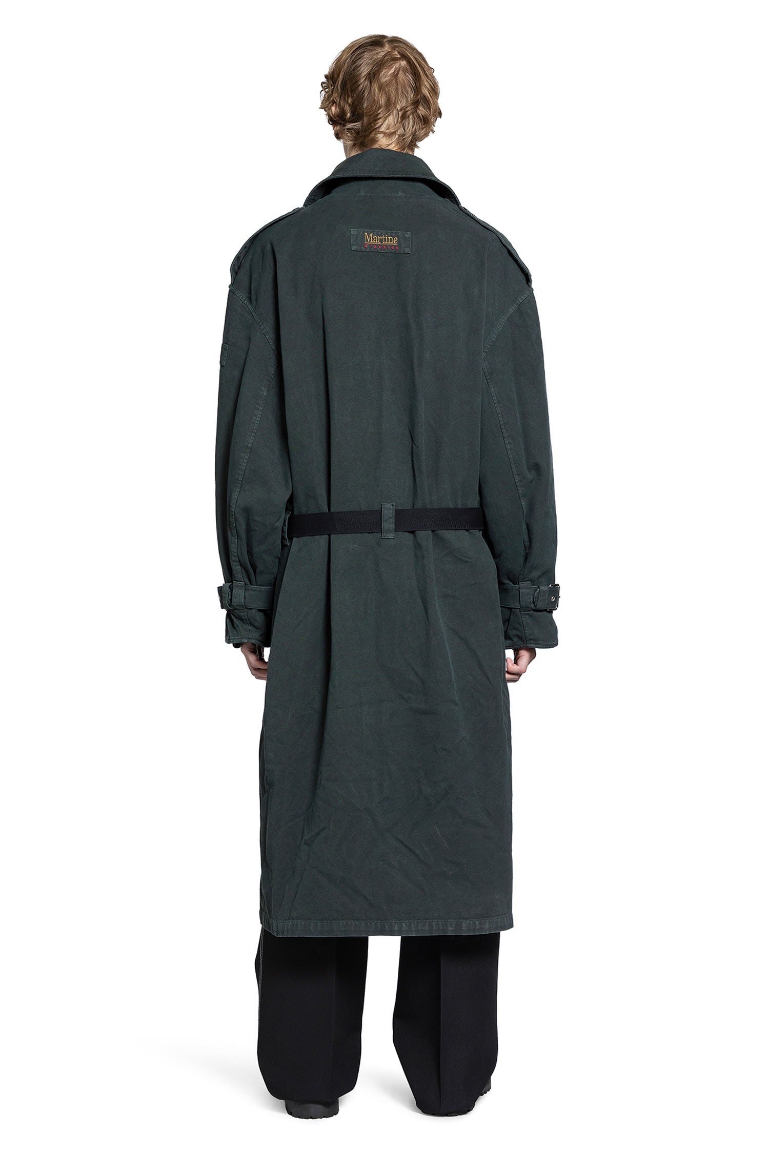 MARTINE ROSE MAN GREEN COATS