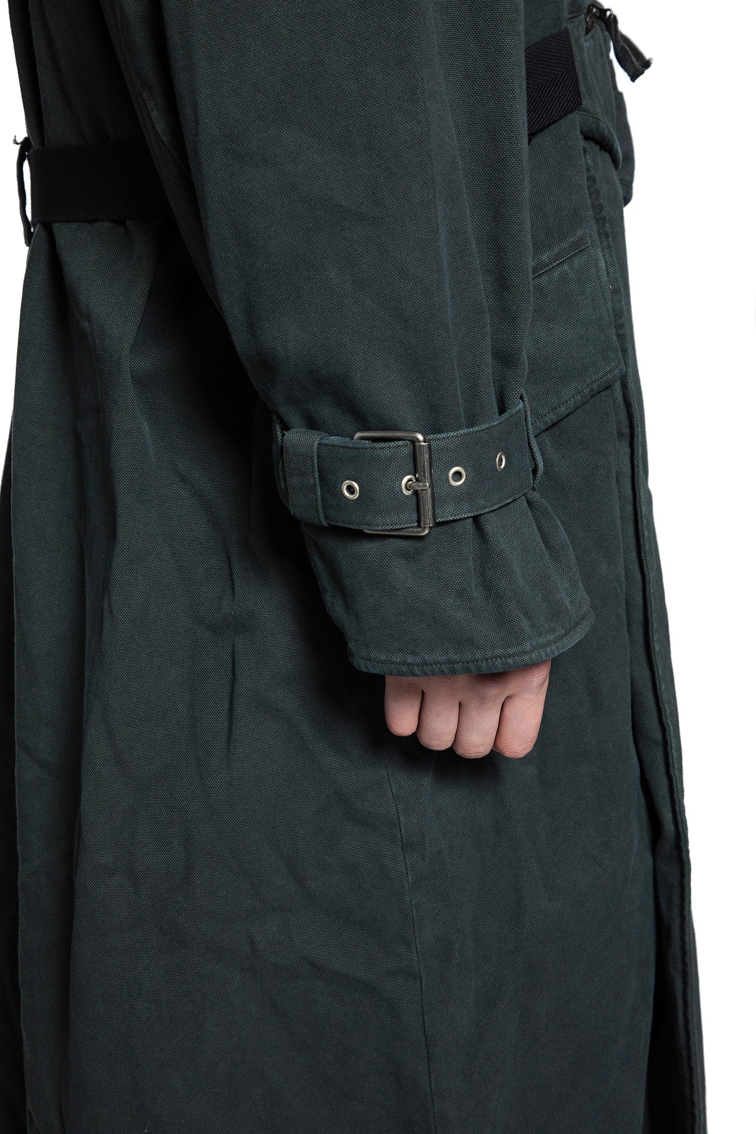 MARTINE ROSE MAN GREEN COATS