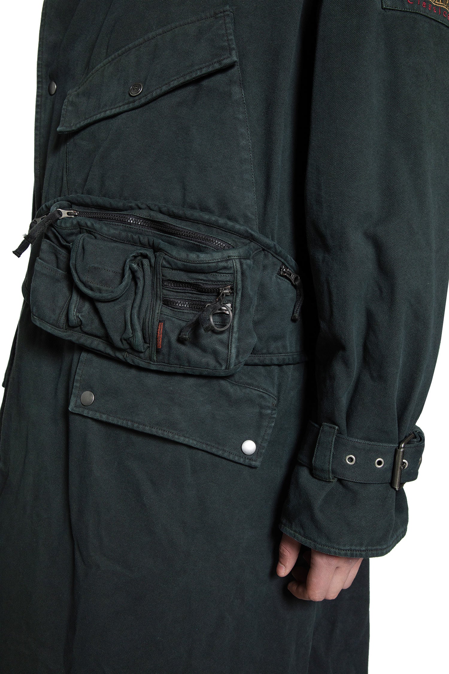 MARTINE ROSE MAN GREEN COATS