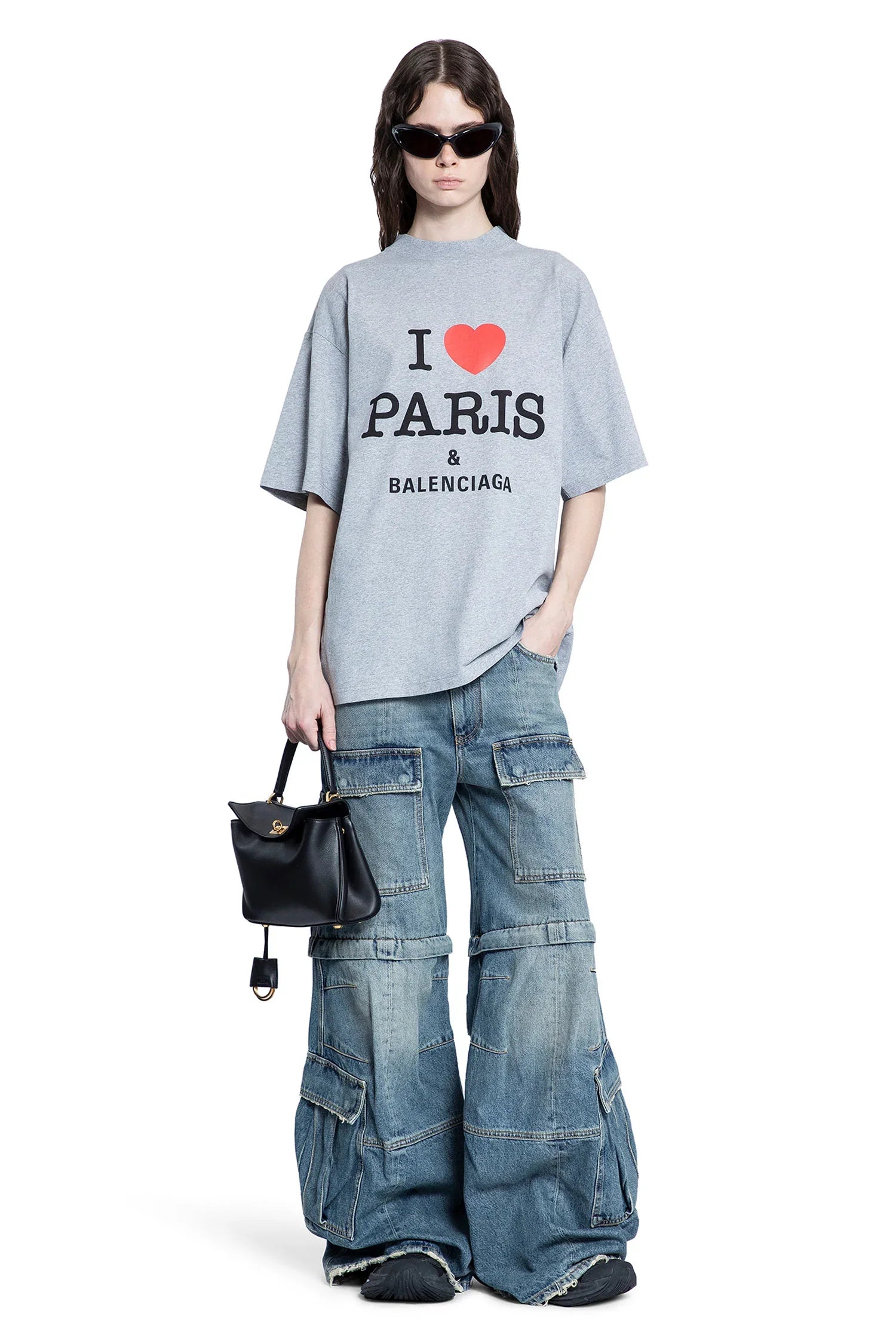 I <3 Paris and Balenciaga T-Shirt Medium Fit - Antonioli.eu